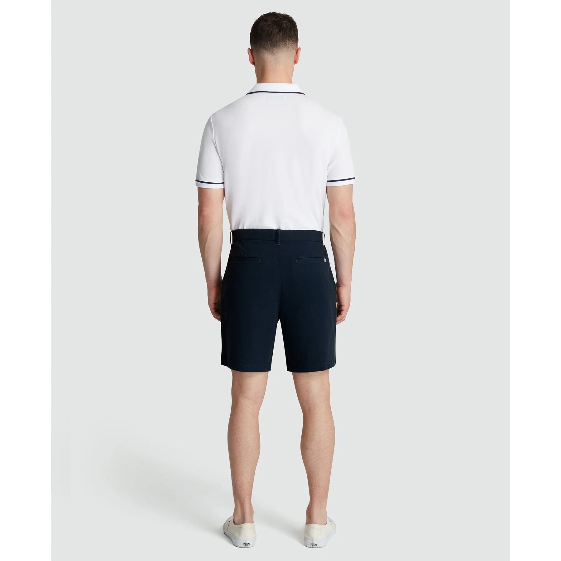 7" Pleated Shorts In Dark Sapphire - Image 2