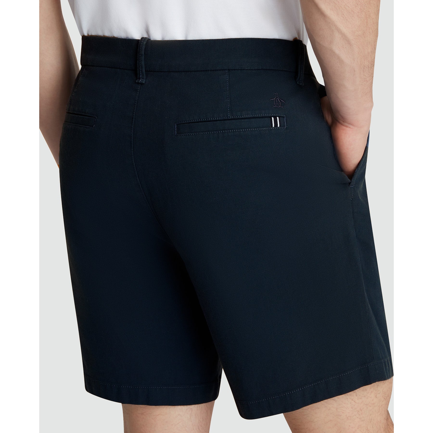 7" Pleated Shorts In Dark Sapphire - Image 4