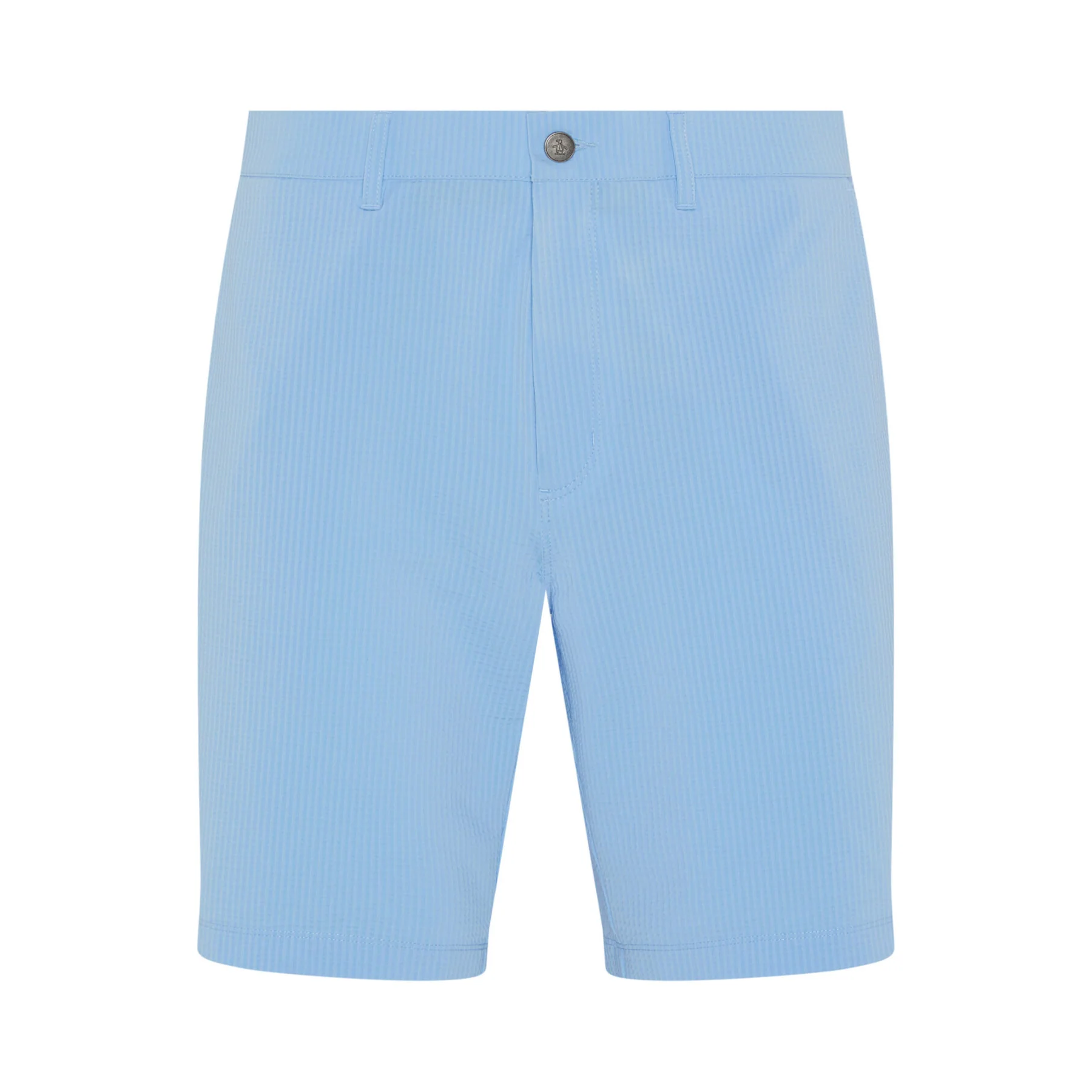 9" Seersucker Golf Shorts In Baby Blue Jay - Image 5