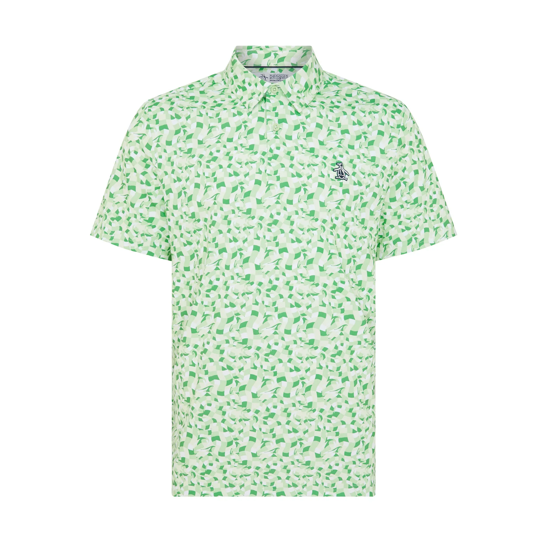 All Over Print Underwater Mosaic Golf Polo Shirt In Sprucestone - Image 5