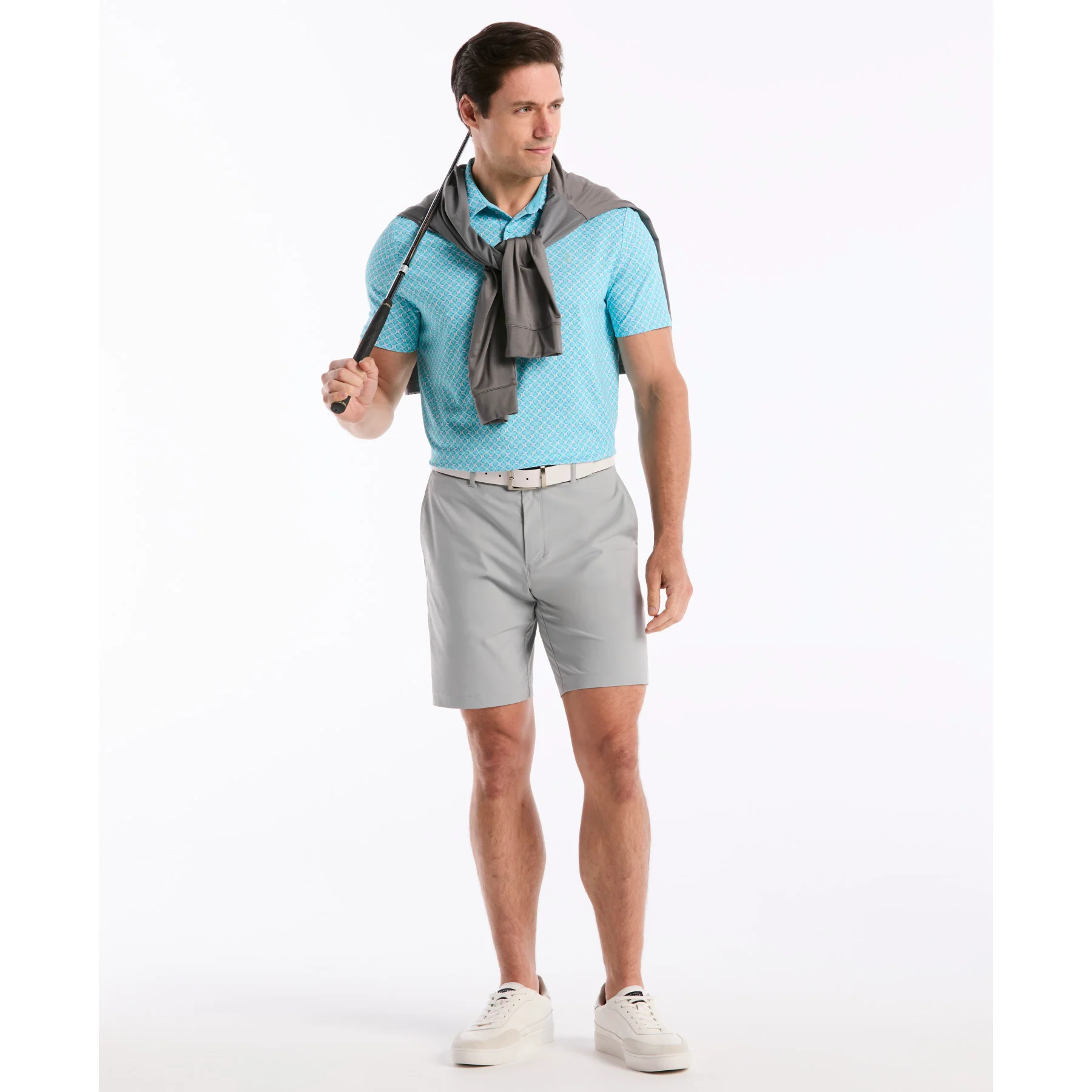 Birdseye View Golf Polo In Blue Radience - Image 5