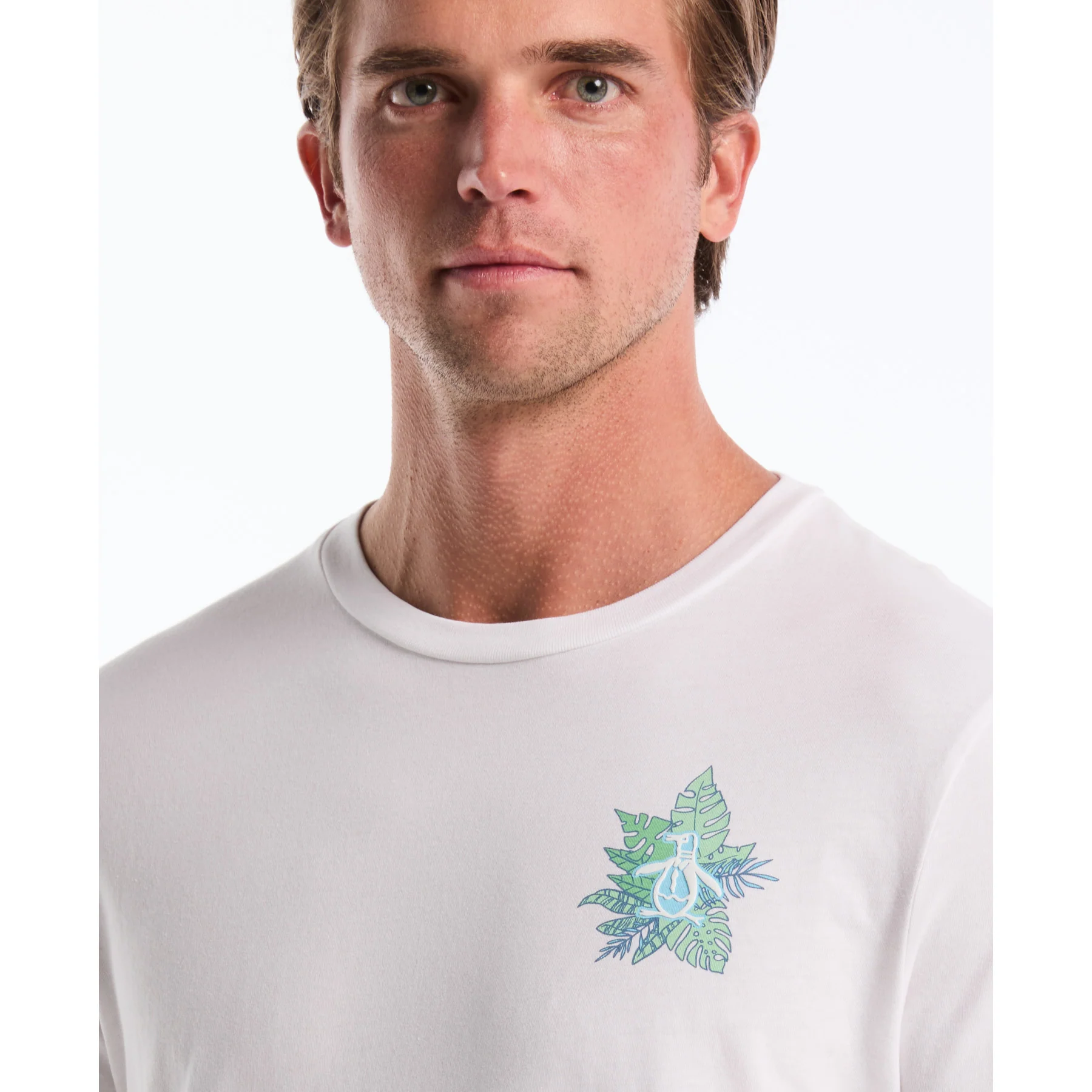 Breeze Block Graphic T-Shirt In Bright White - Image 3