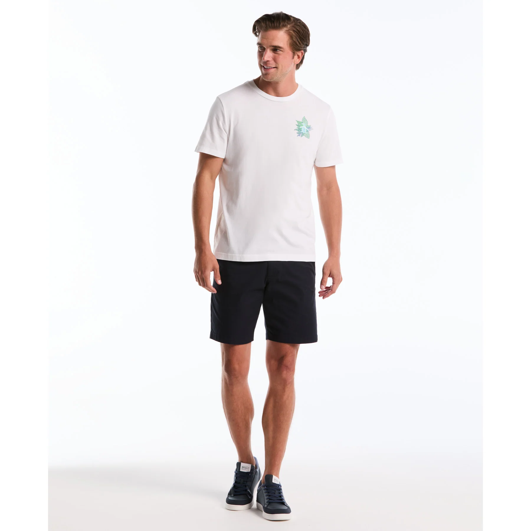 Breeze Block Graphic T-Shirt In Bright White - Image 4