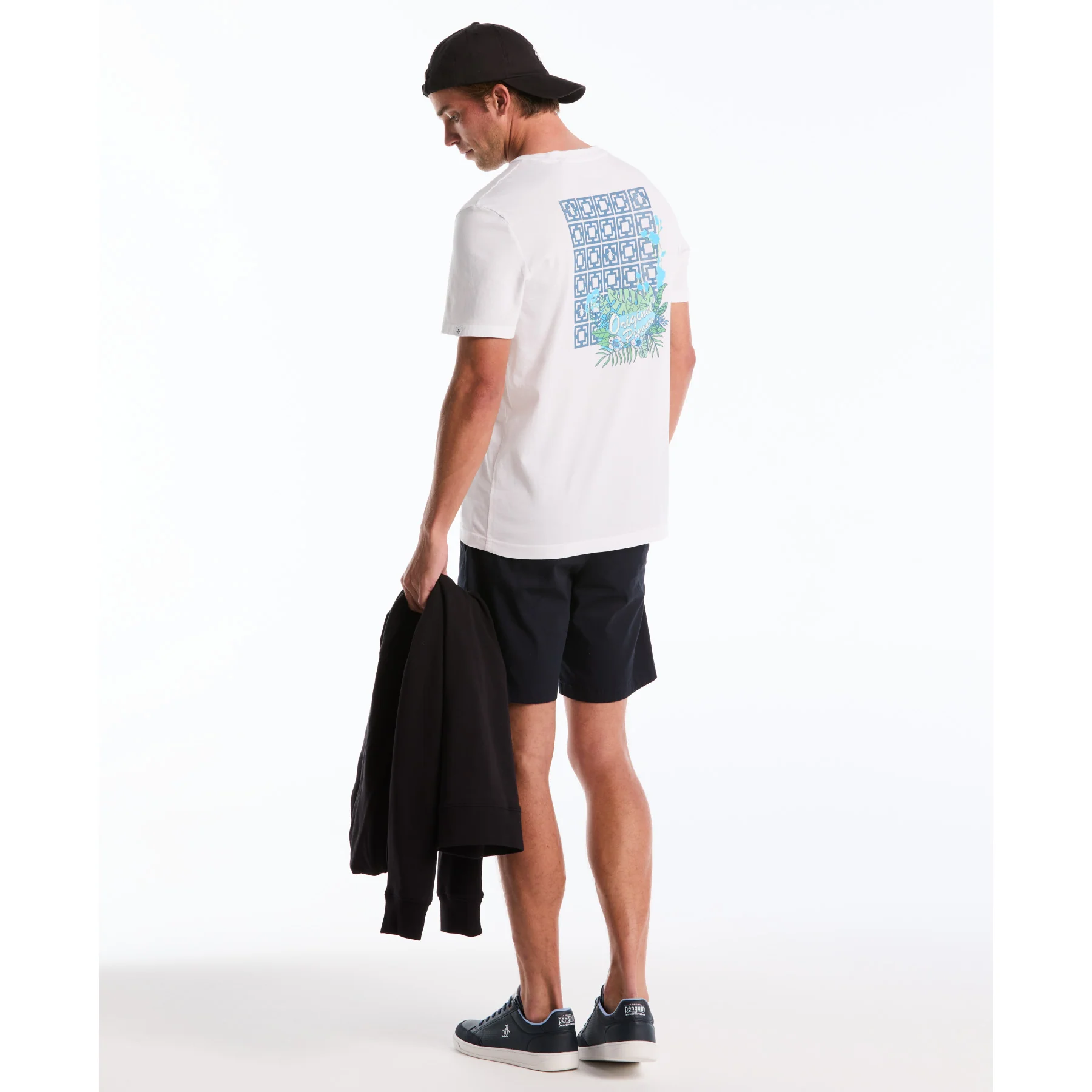 Breeze Block Graphic T-Shirt In Bright White - Image 5
