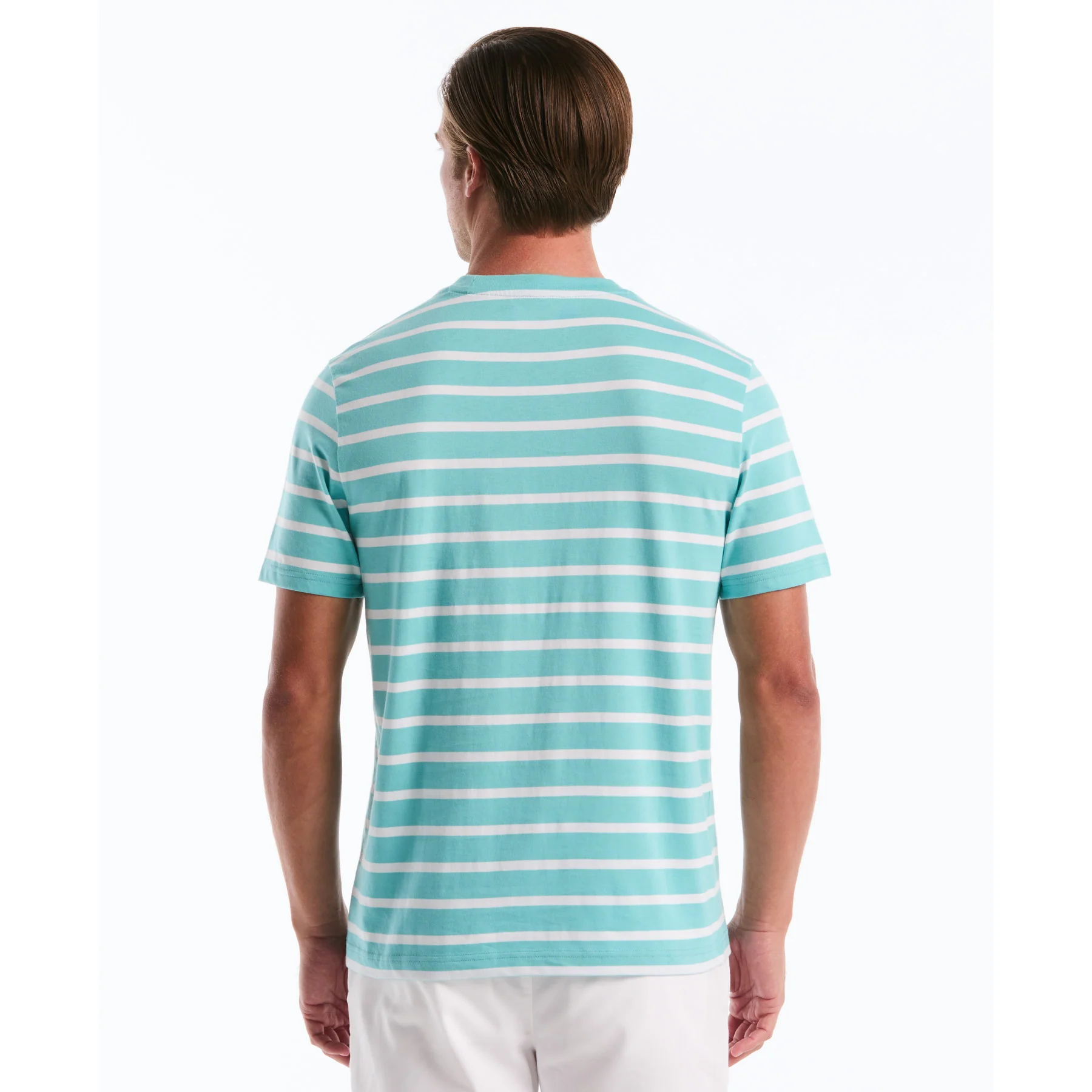 Breton Striped T-Shirt In Aquarelle - Image 2