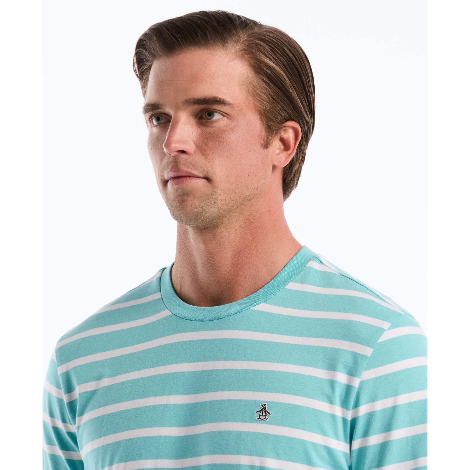 Breton Striped T-Shirt In Aquarelle - Image 3
