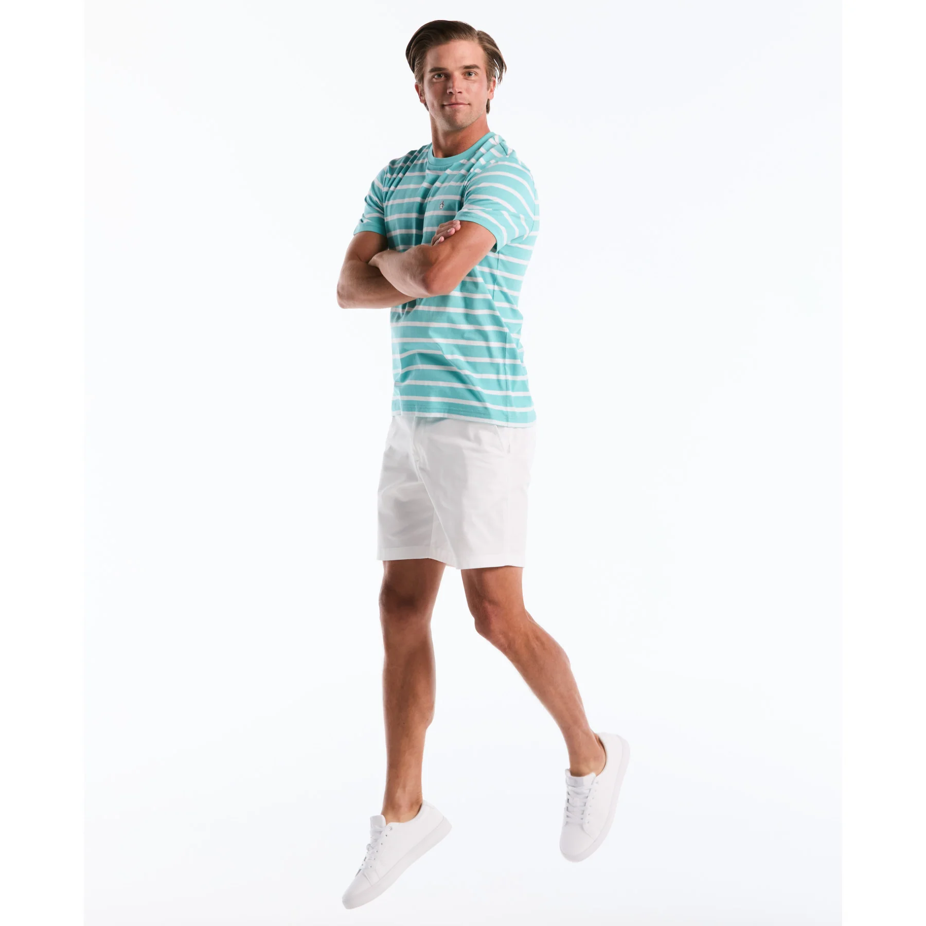 Breton Striped T-Shirt In Aquarelle - Image 5