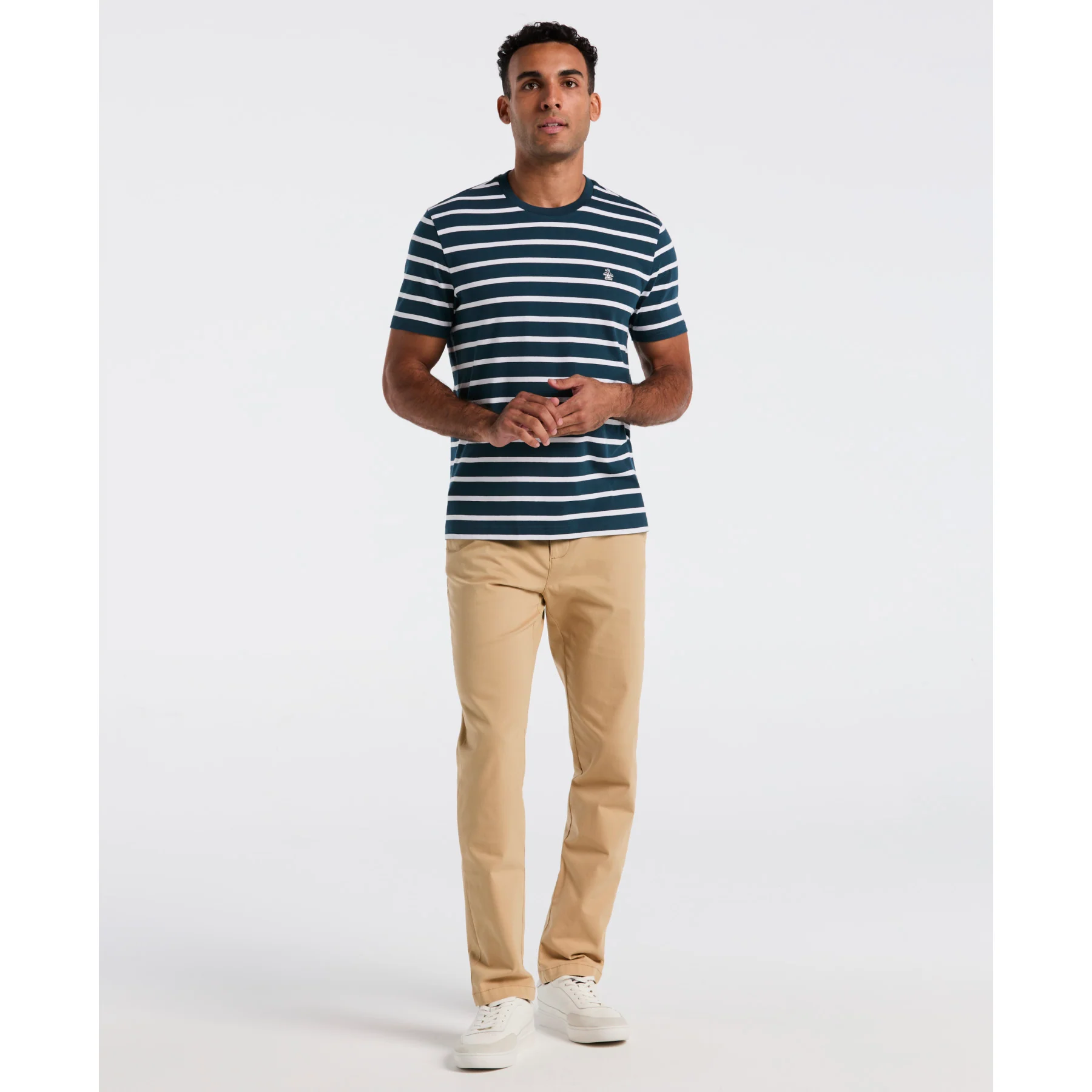 Breton Striped T-Shirt In Reflecting Pond - Image 4