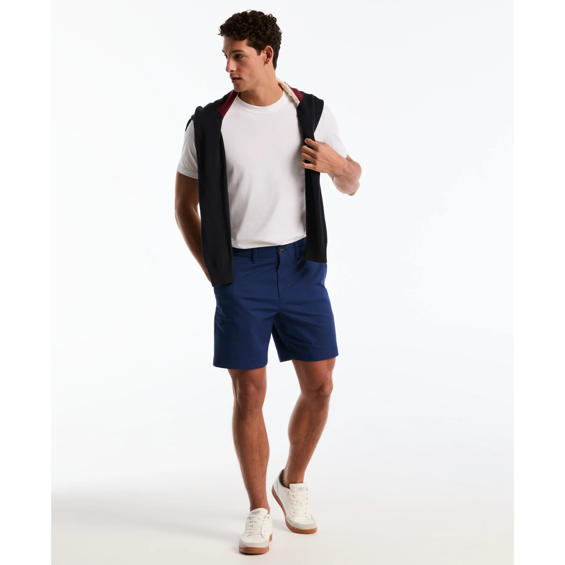 Chino Shorts In Blue Depths - Image 5