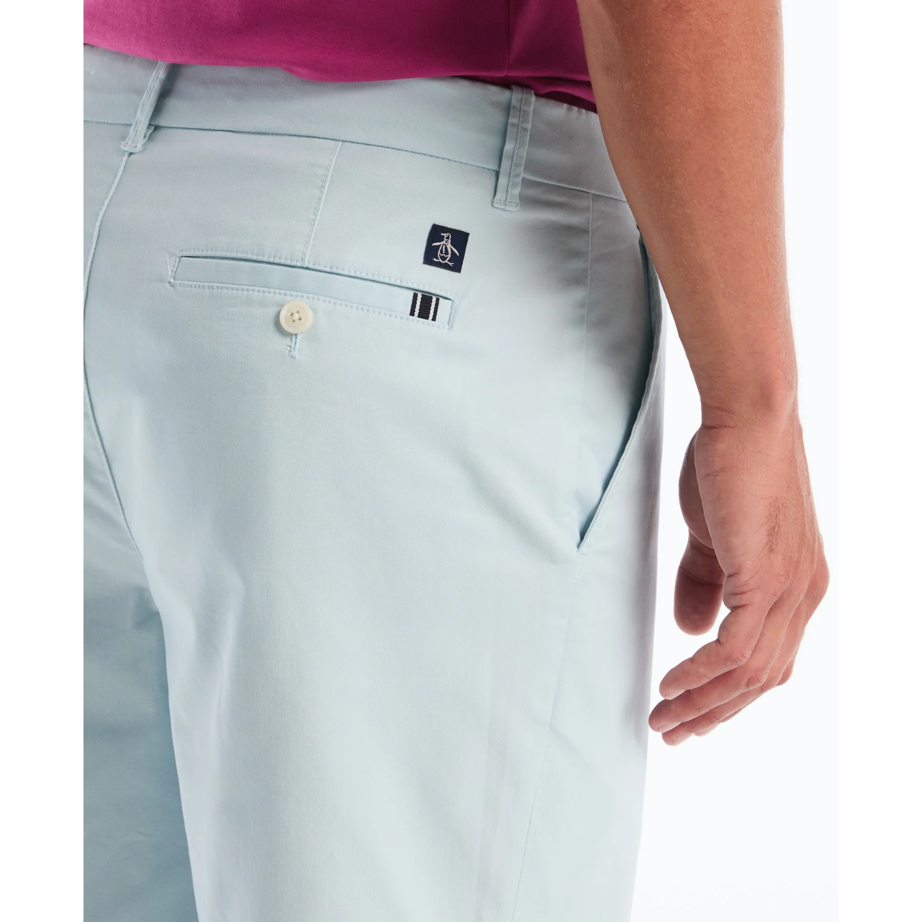 Chino Shorts In Omphalodes - Image 4