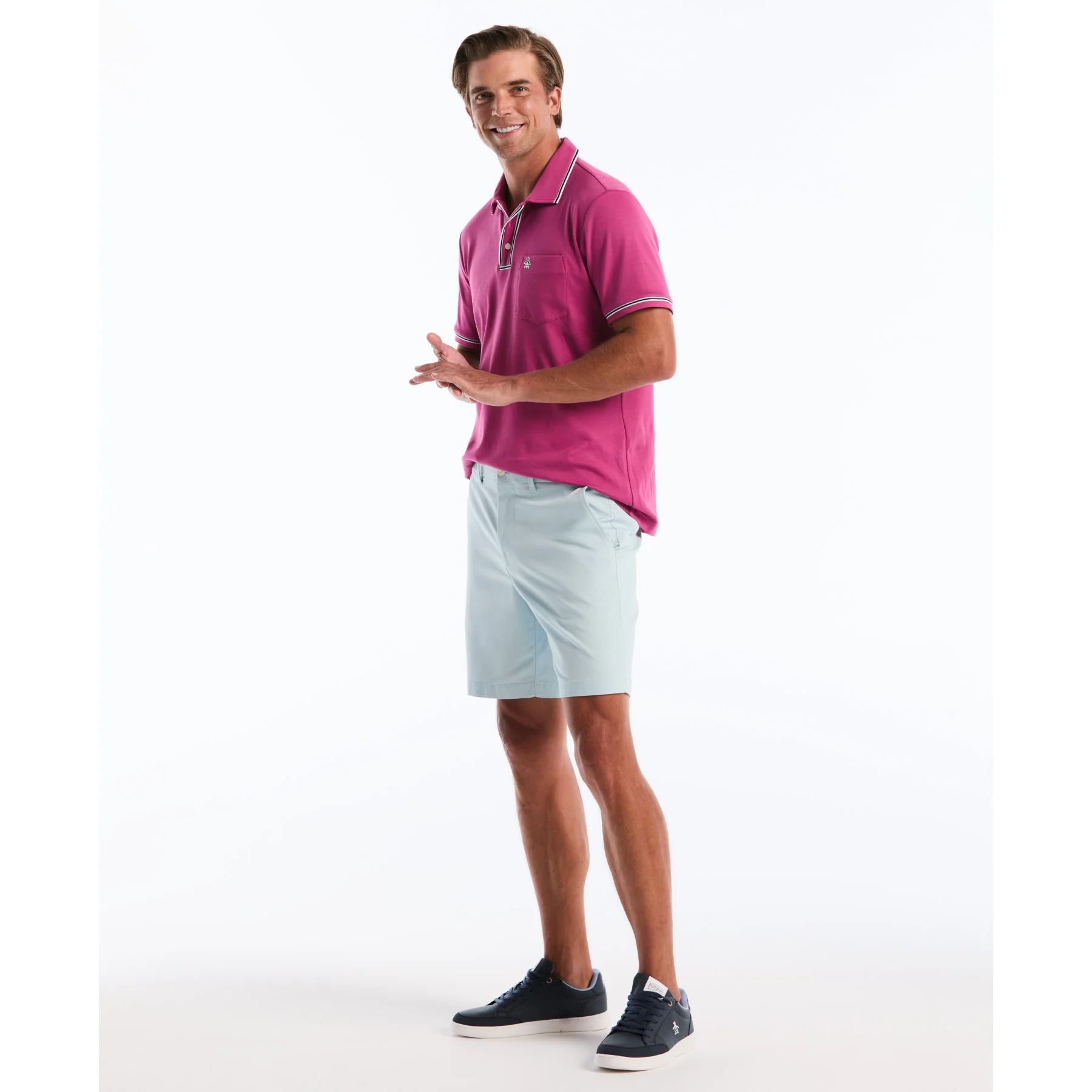 Chino Shorts In Omphalodes - Image 5