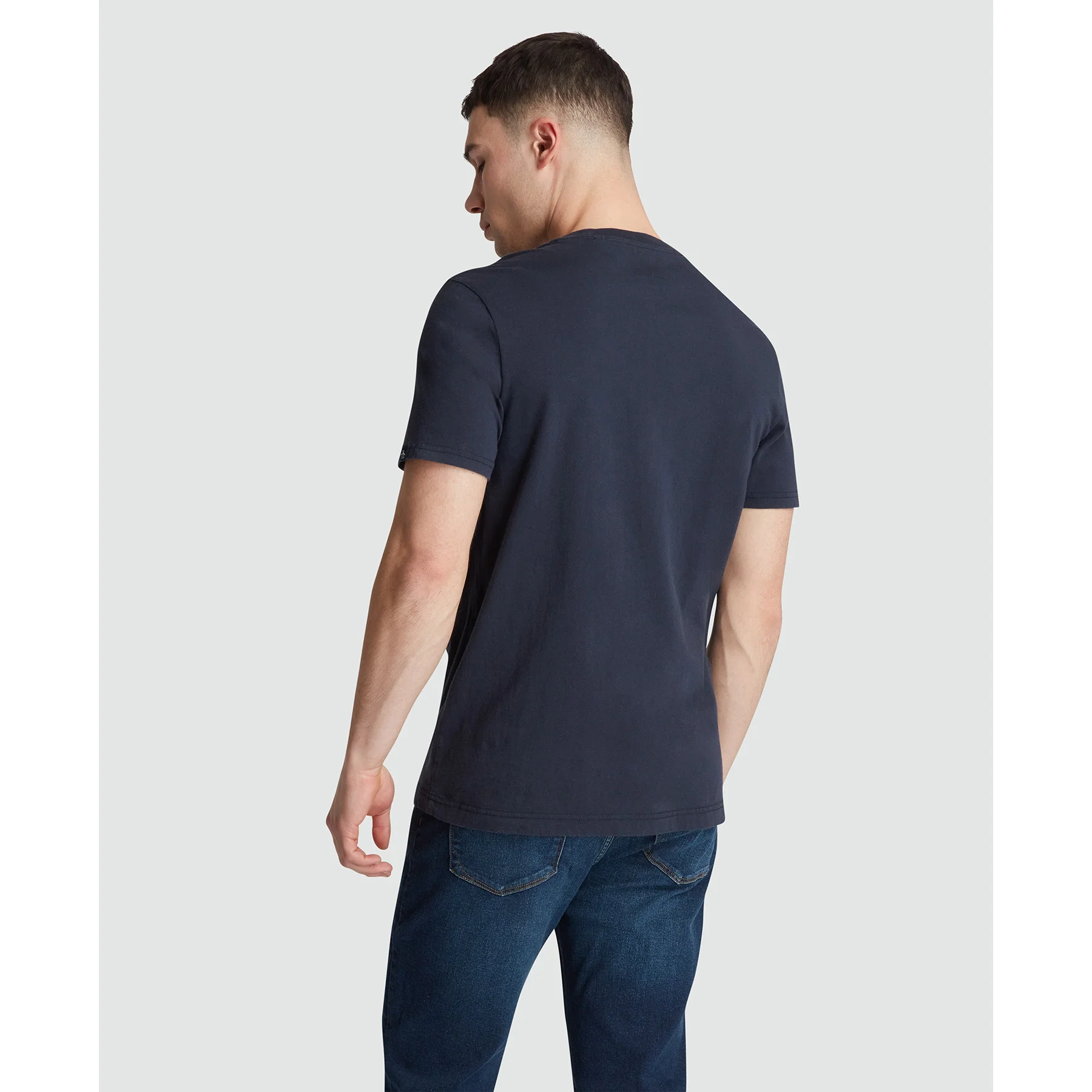 Circle Pete Logo Graphic T-Shirt In Dark Sapphire - Image 2