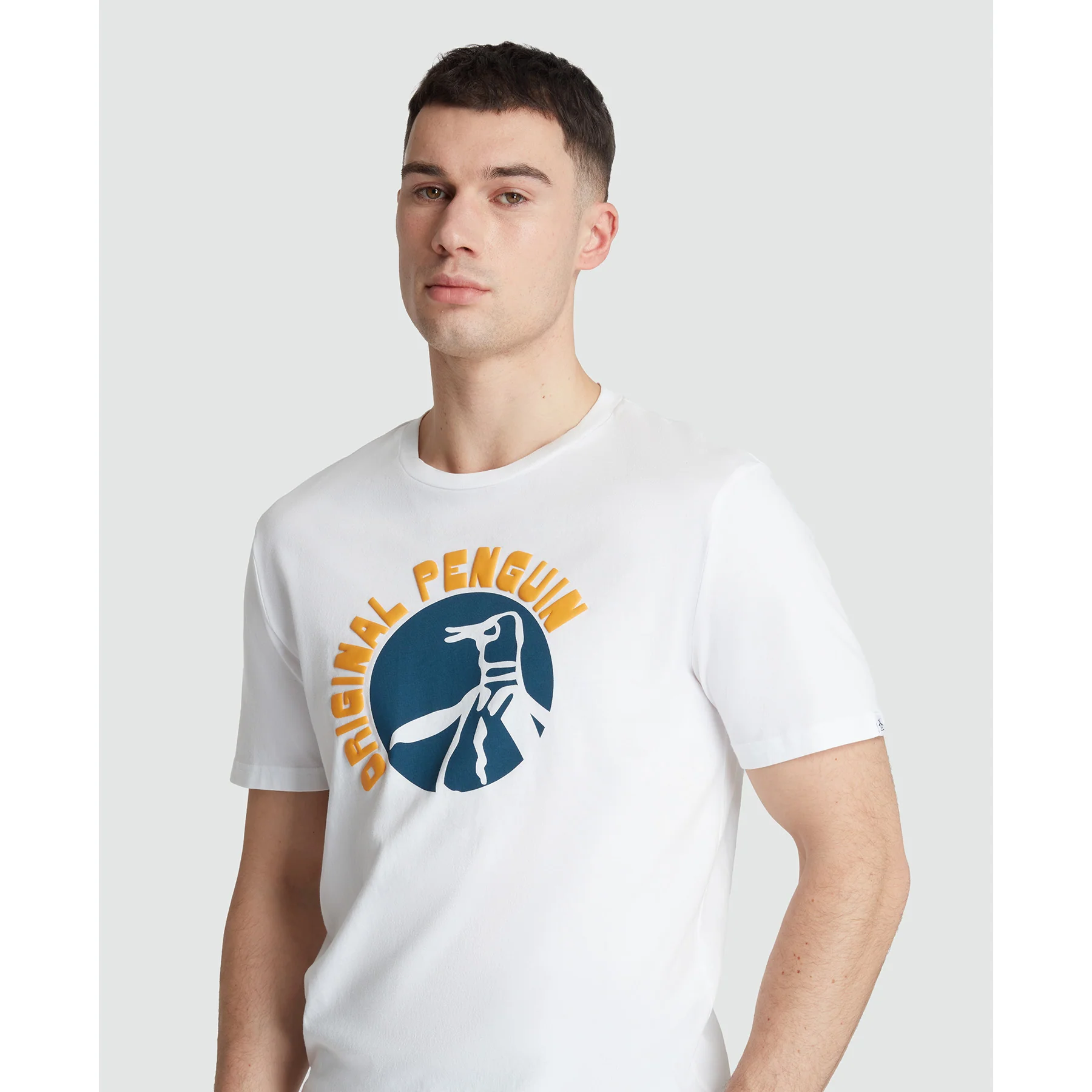 Circle Pete Logo Graphic T-Shirt In Bright White - Image 3
