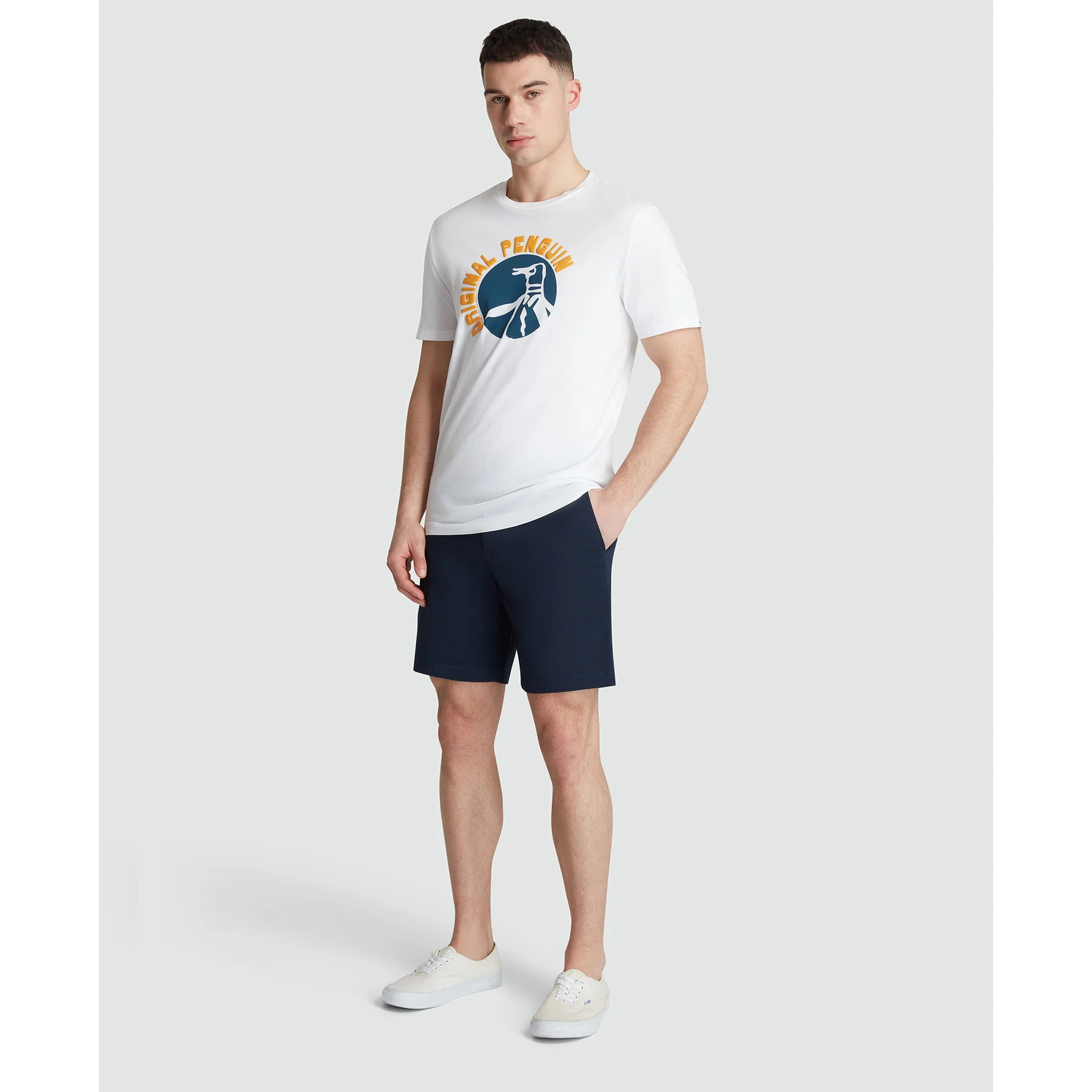 Circle Pete Logo Graphic T-Shirt In Bright White - Image 4