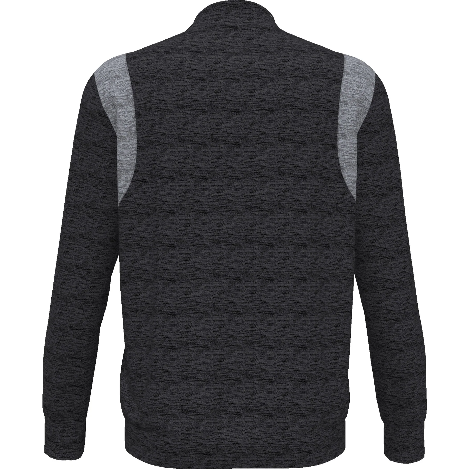 Colour Block 80s Golf Bomber Jacket In Dark Caviar Heather - Image 4