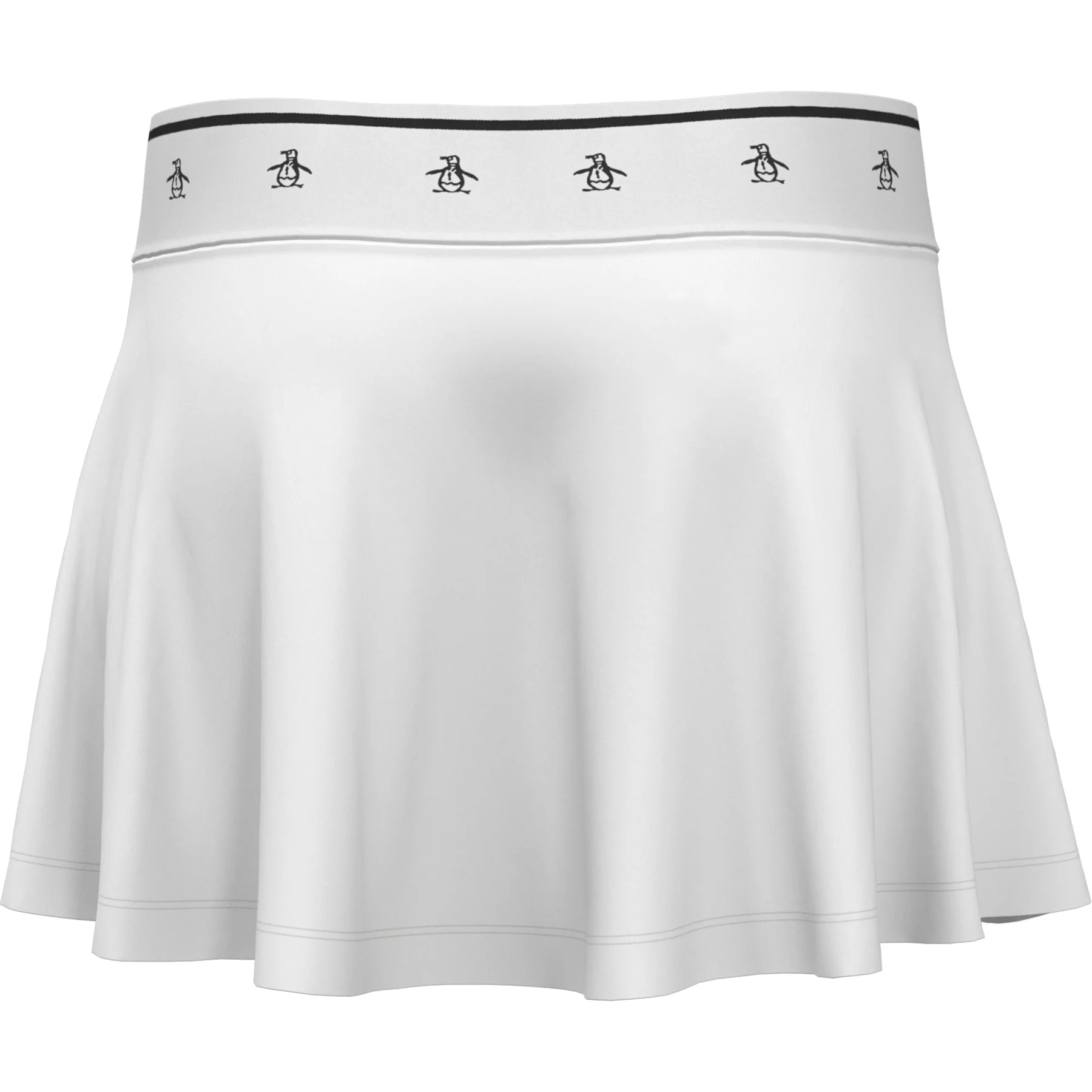 Women's 13" Essential Pete Elastic Waistband Tennis Skort In Bright White - Image 5