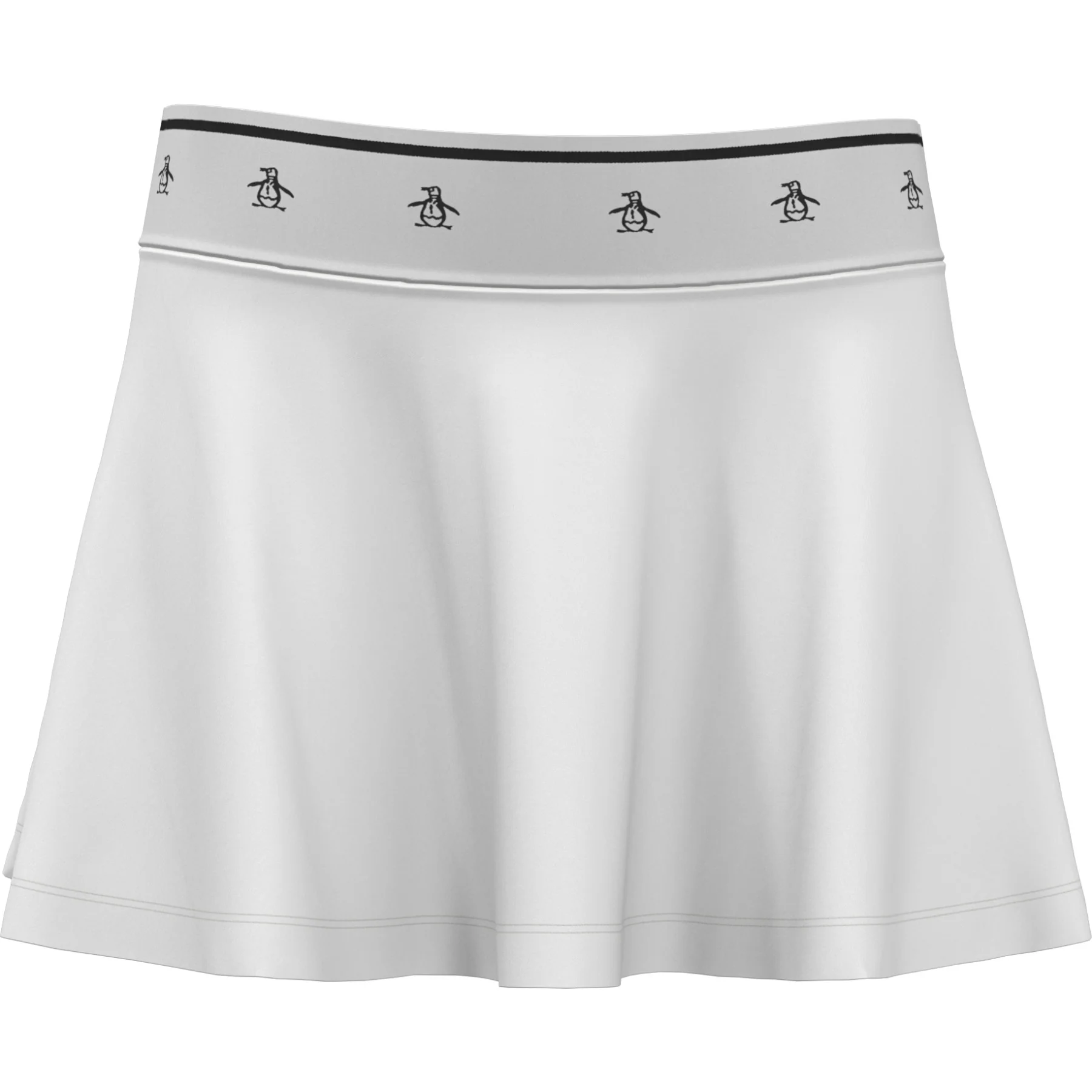Women's 13" Essential Pete Elastic Waistband Tennis Skort In Bright White - Image 6