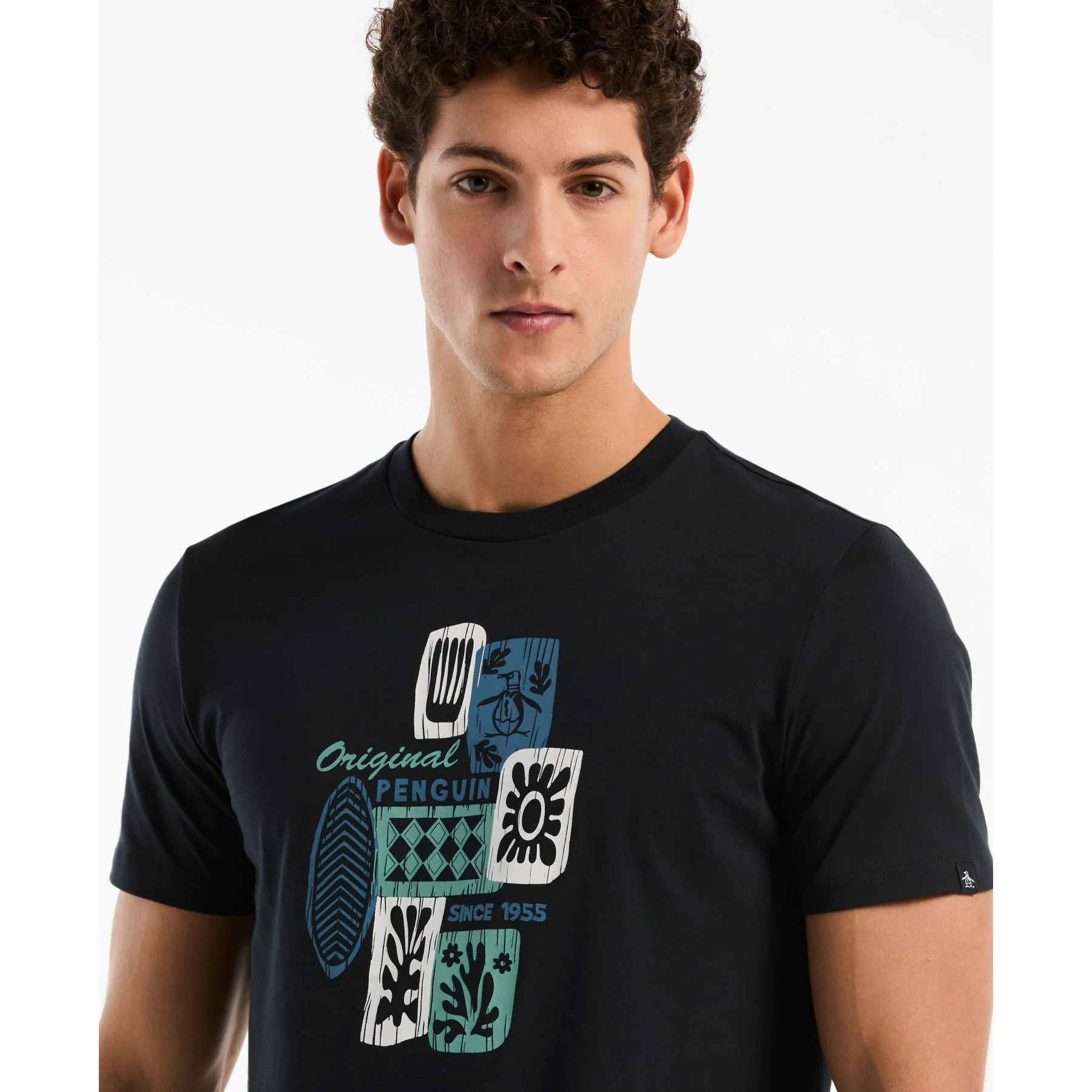 Tiki Graphic T-Shirt In Dark Sapphire - Image 4