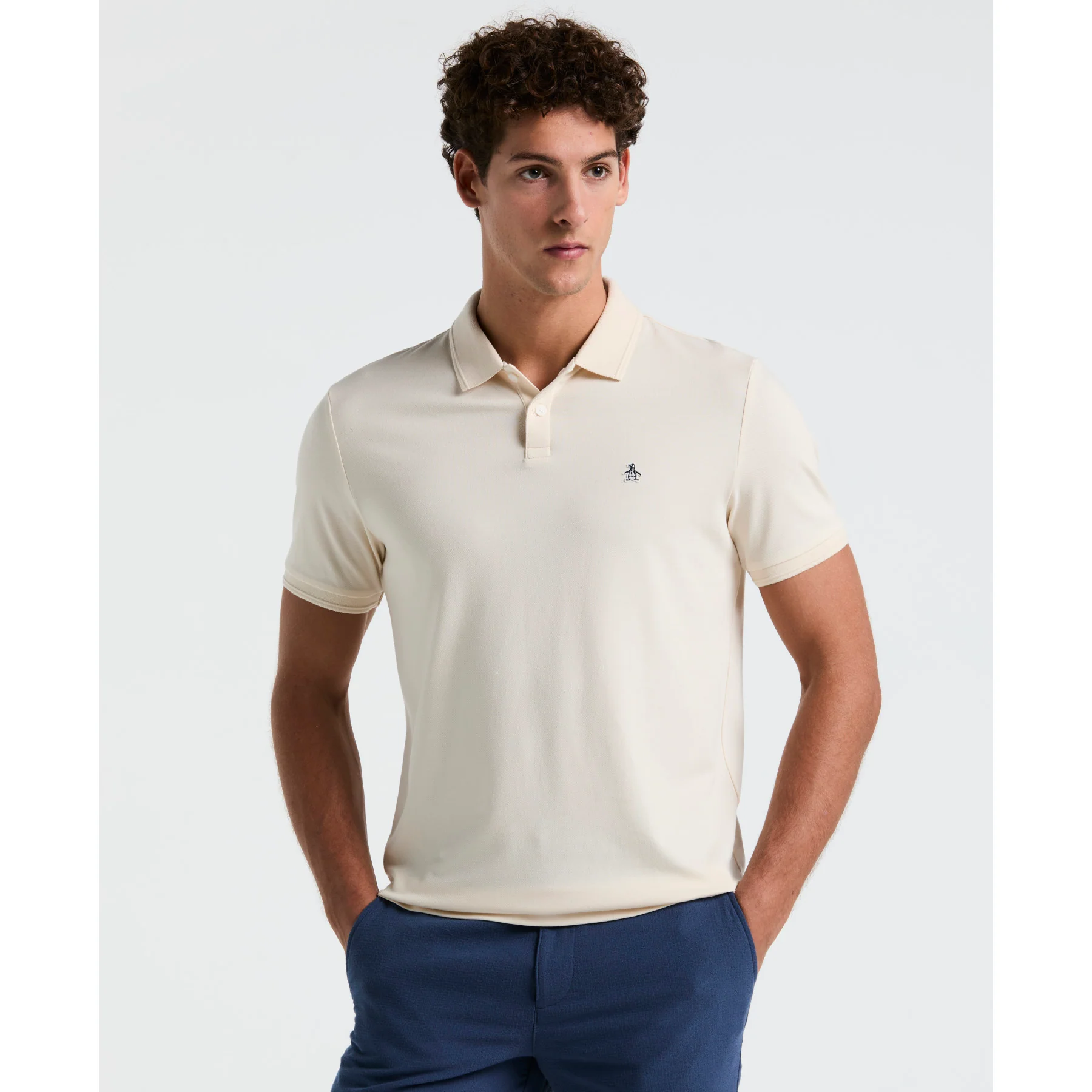 Daddy Pique Polo Shirt In Birch