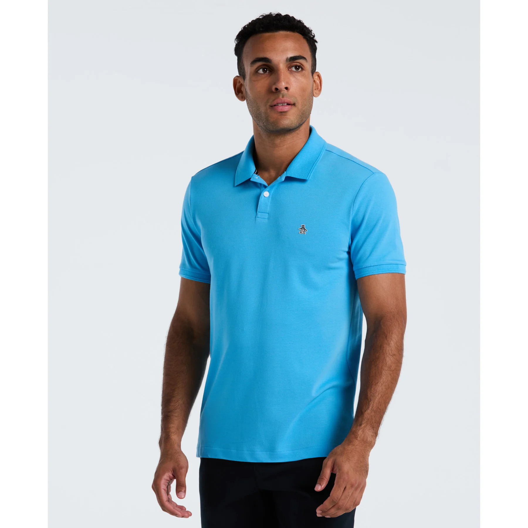 Daddy Pique Polo Shirt In Bonnie Blue