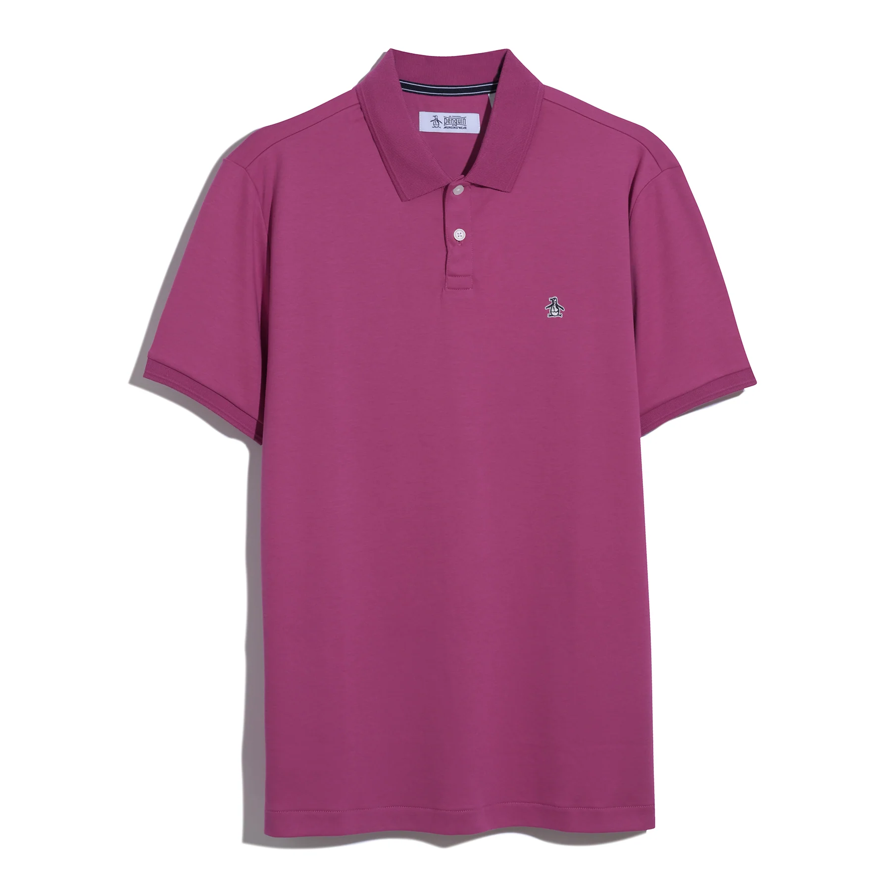 Daddy Pique Polo Shirt In Magenta Haze - Image 6