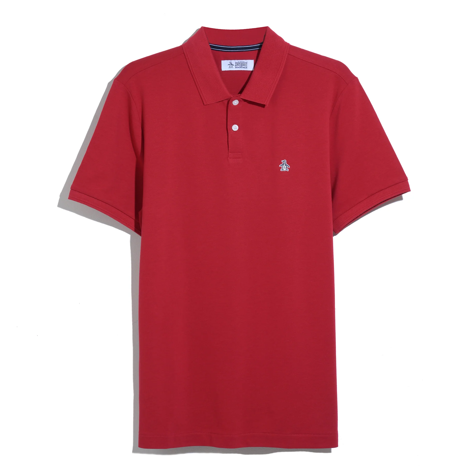 Daddy Pique Polo Shirt In Red - Image 5