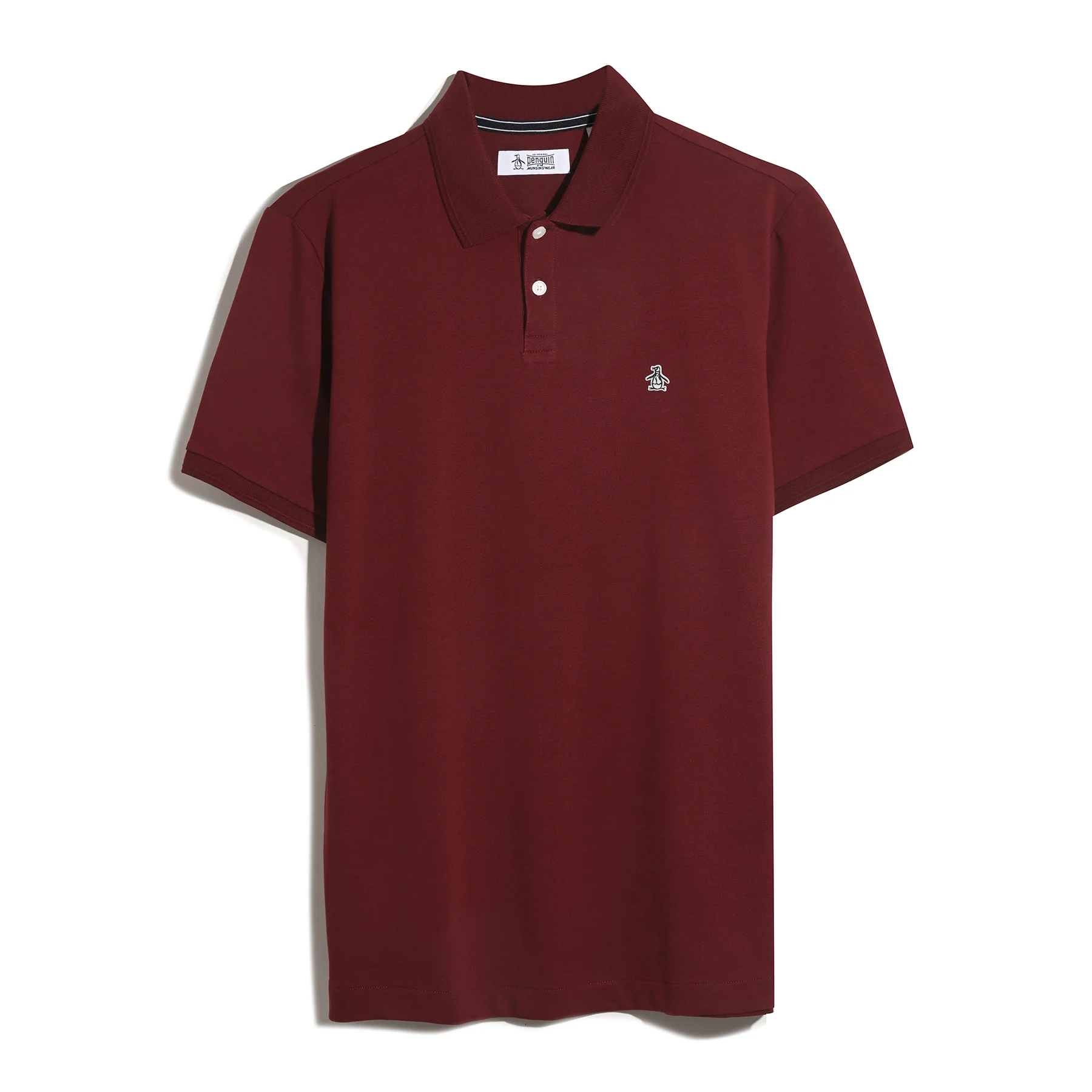 Daddy Pique Polo Shirt In Cabernet - Image 5