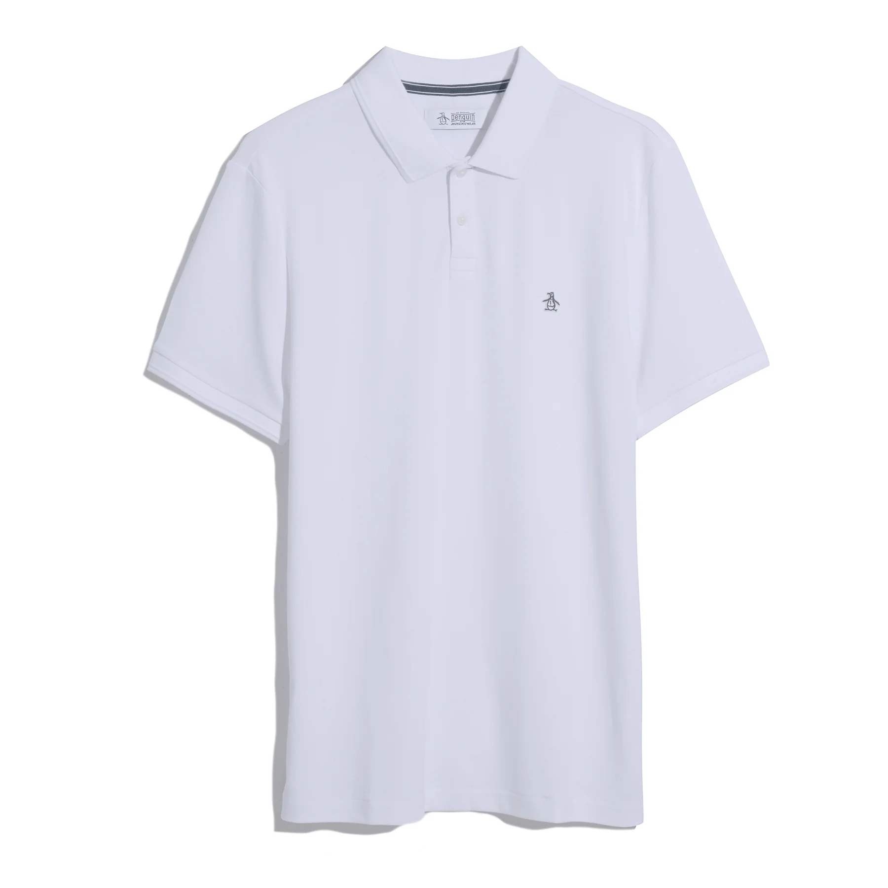 Daddy Pique Polo Shirt In Bright White - Image 5