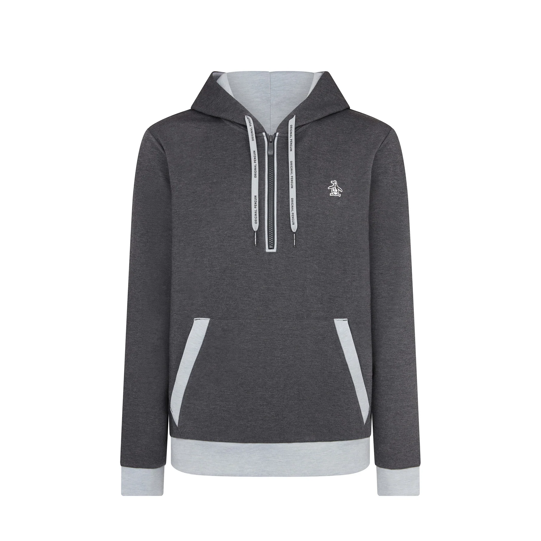 Earl Colour Block Golf Hoodie In Dark Caviar Heather - Image 5