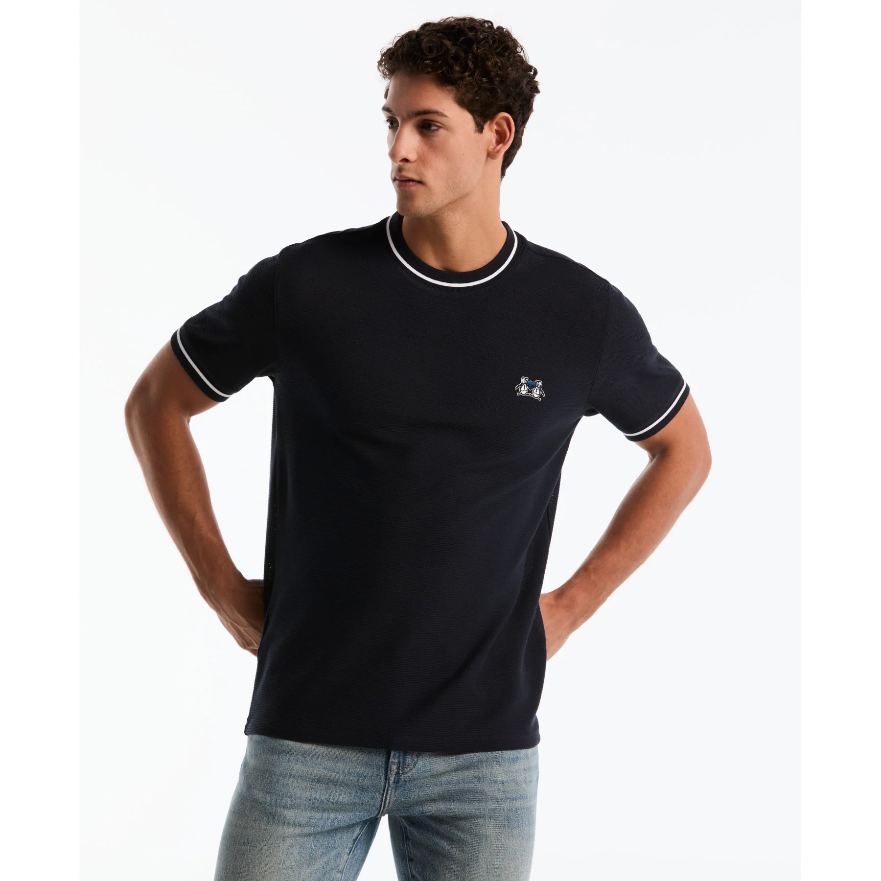 Earl Mesh Pride T-Shirt In Dark Sapphire