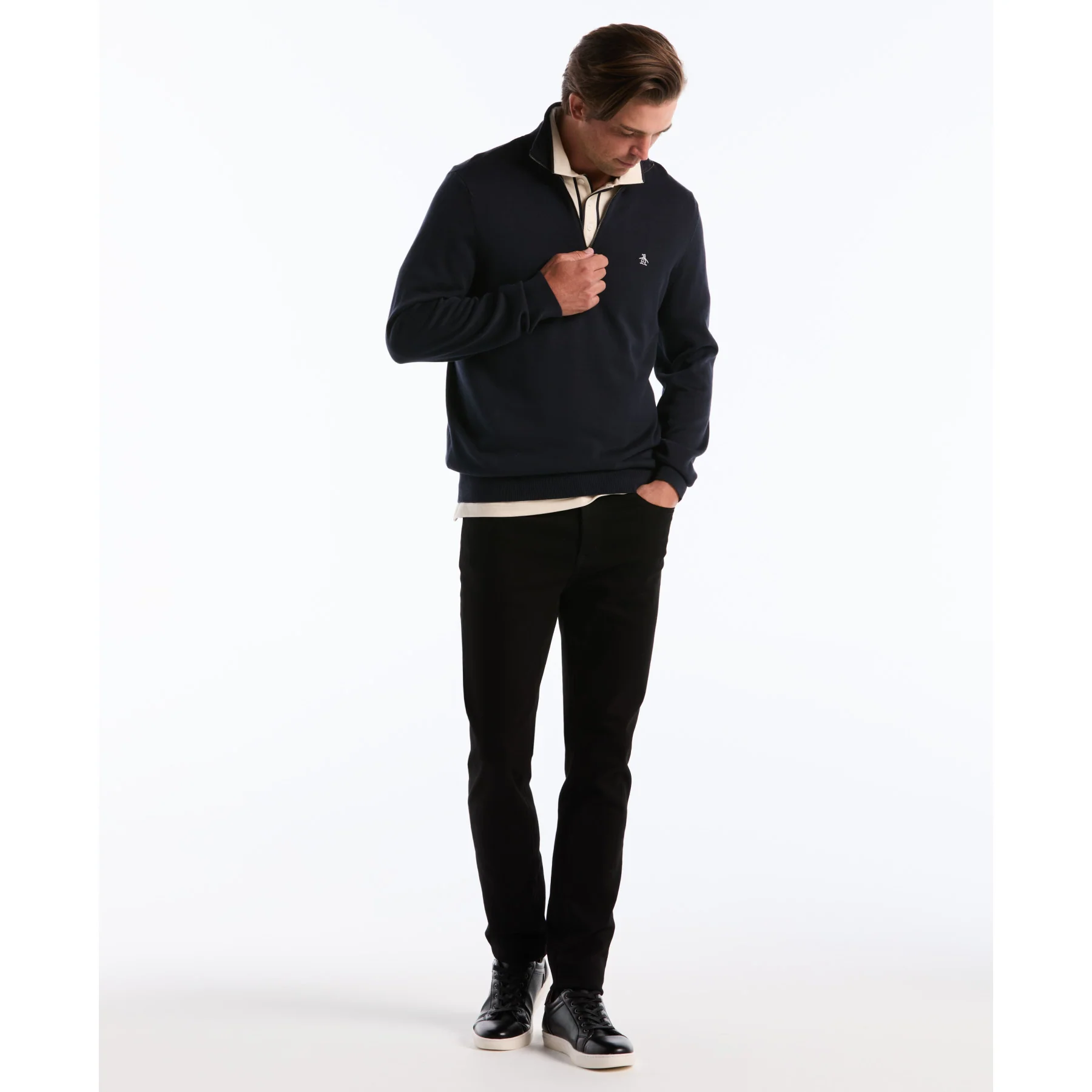 Earl Pique Polo Shirt In Birch - Image 5