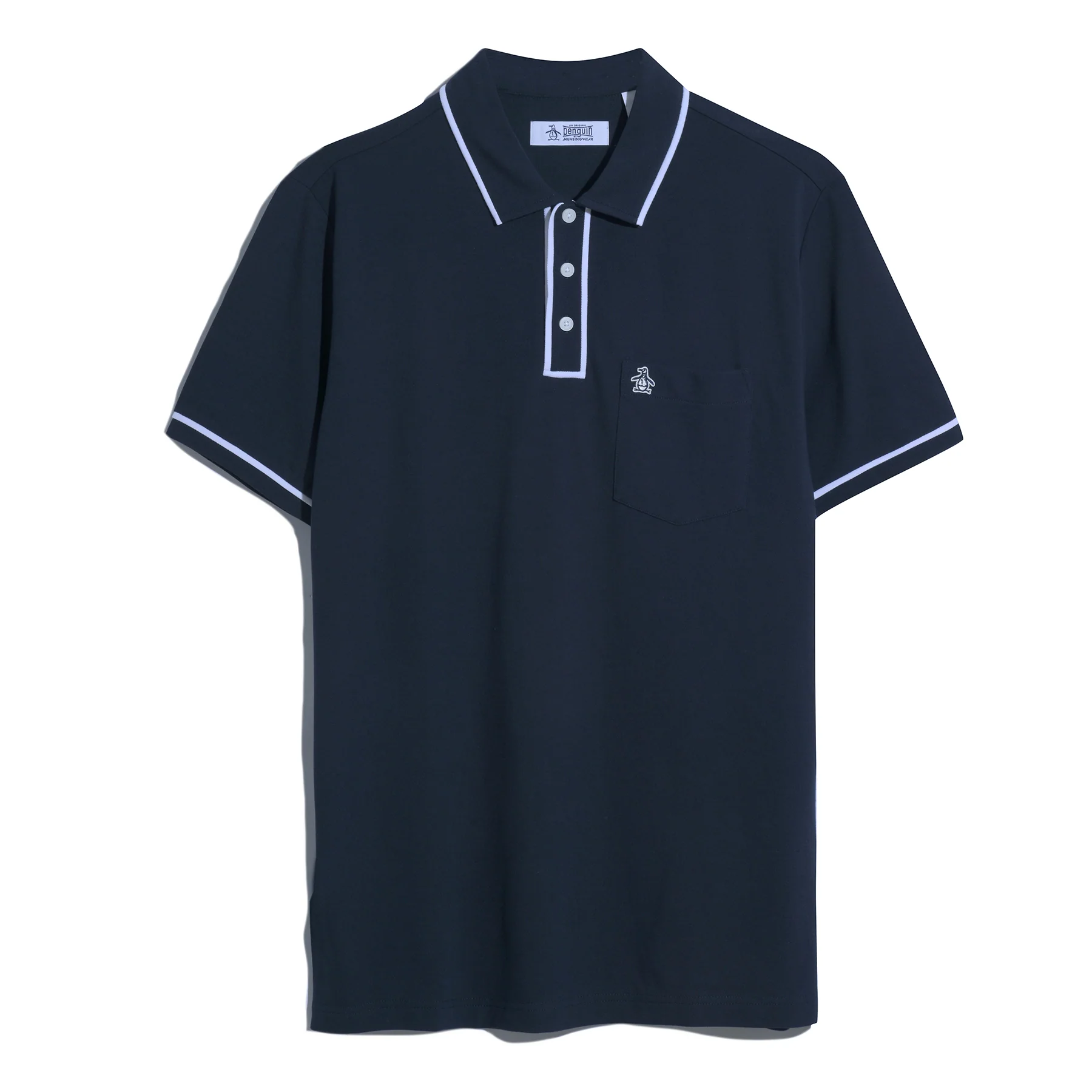 Earl Pique Polo Shirt In Dark Sapphire - Image 5