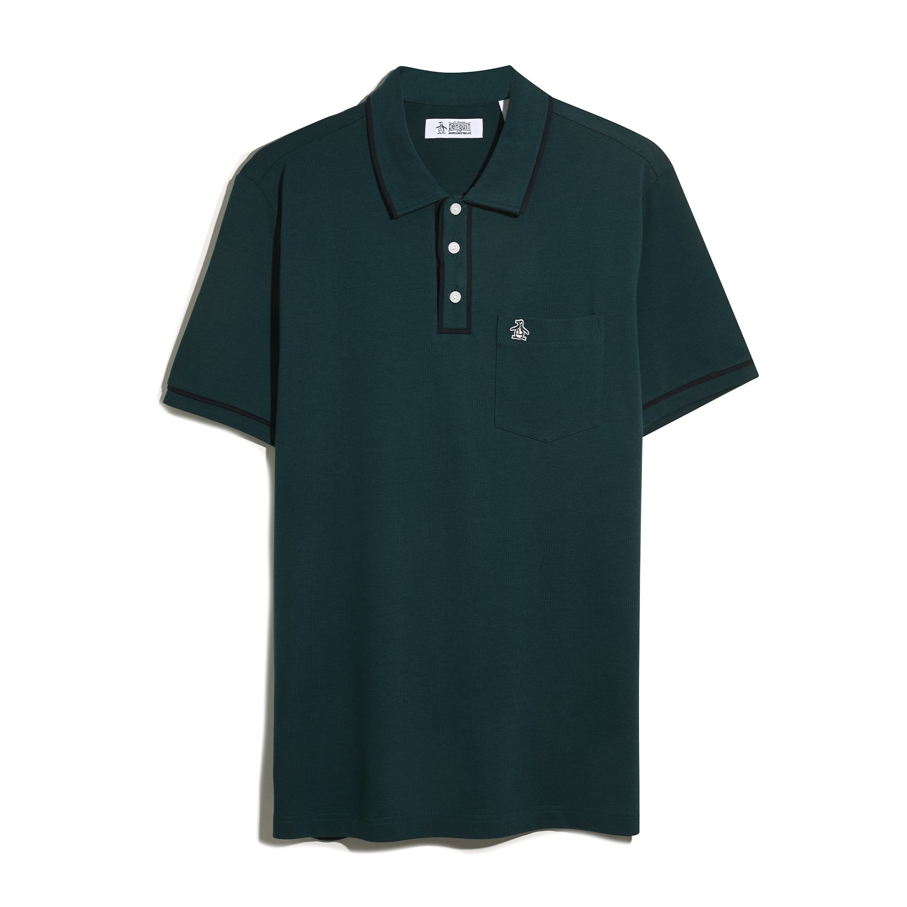 Earl Pique Polo Shirt In Reflecting Pond - Image 5
