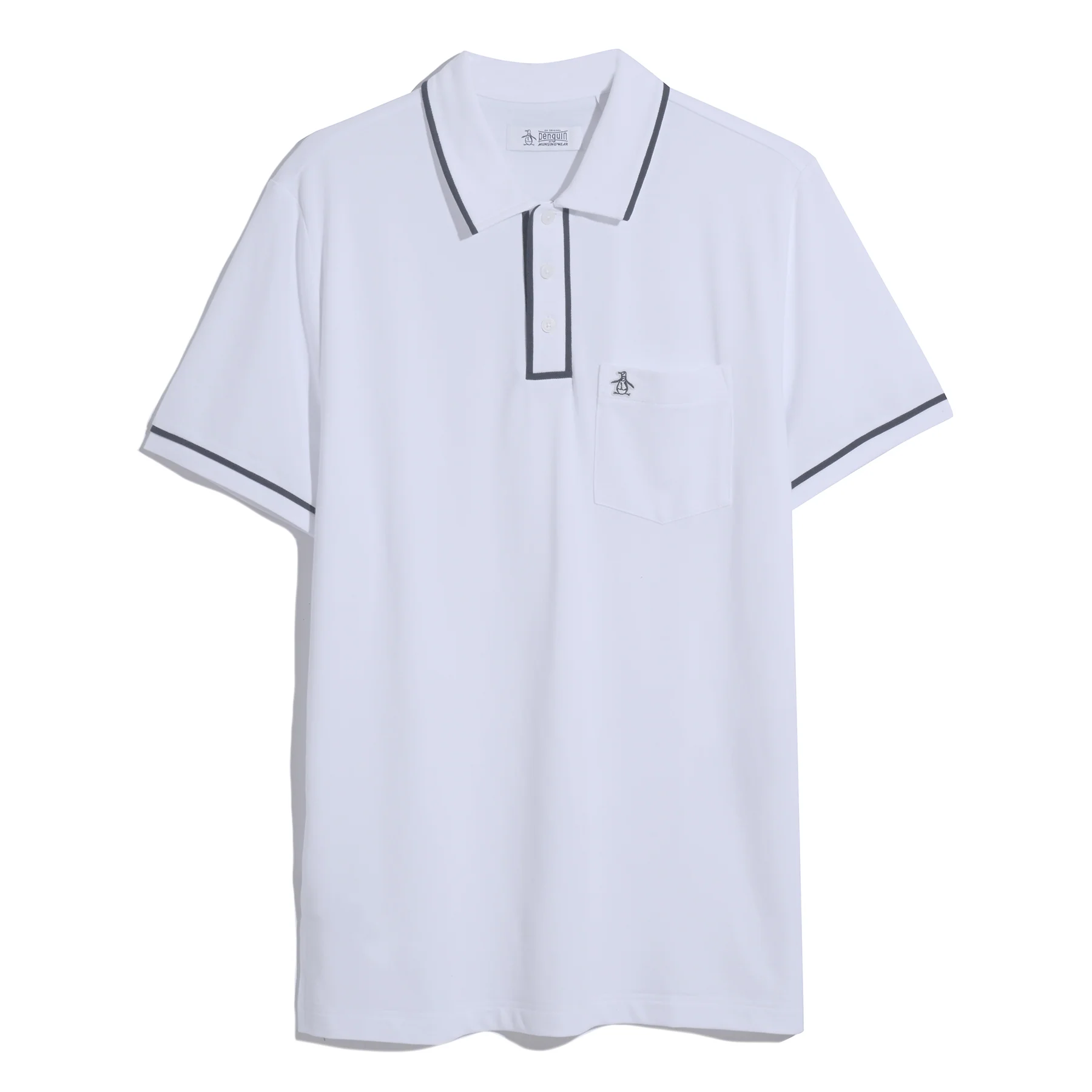 Earl Pique Polo Shirt In Bright White - Image 5
