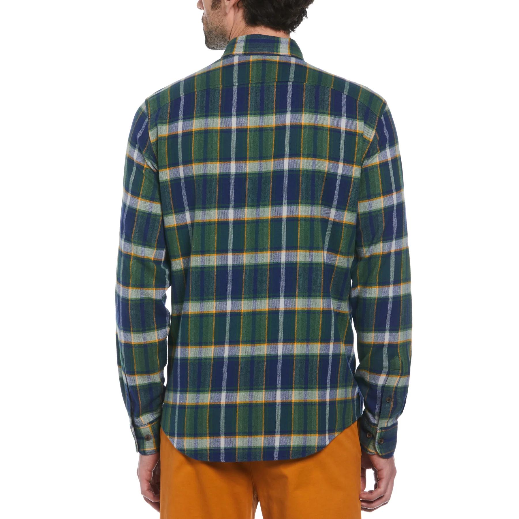 Ecovero™ Blend Plaid Flannel Shirt In Medieval Blue - Image 2