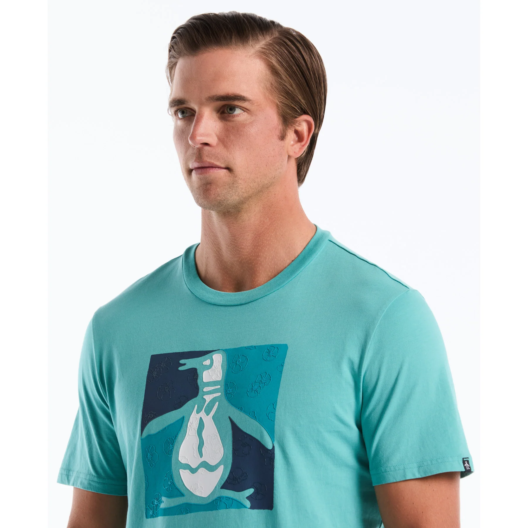 Floral Pete Graphic T-Shirt In Aquarelle - Image 3