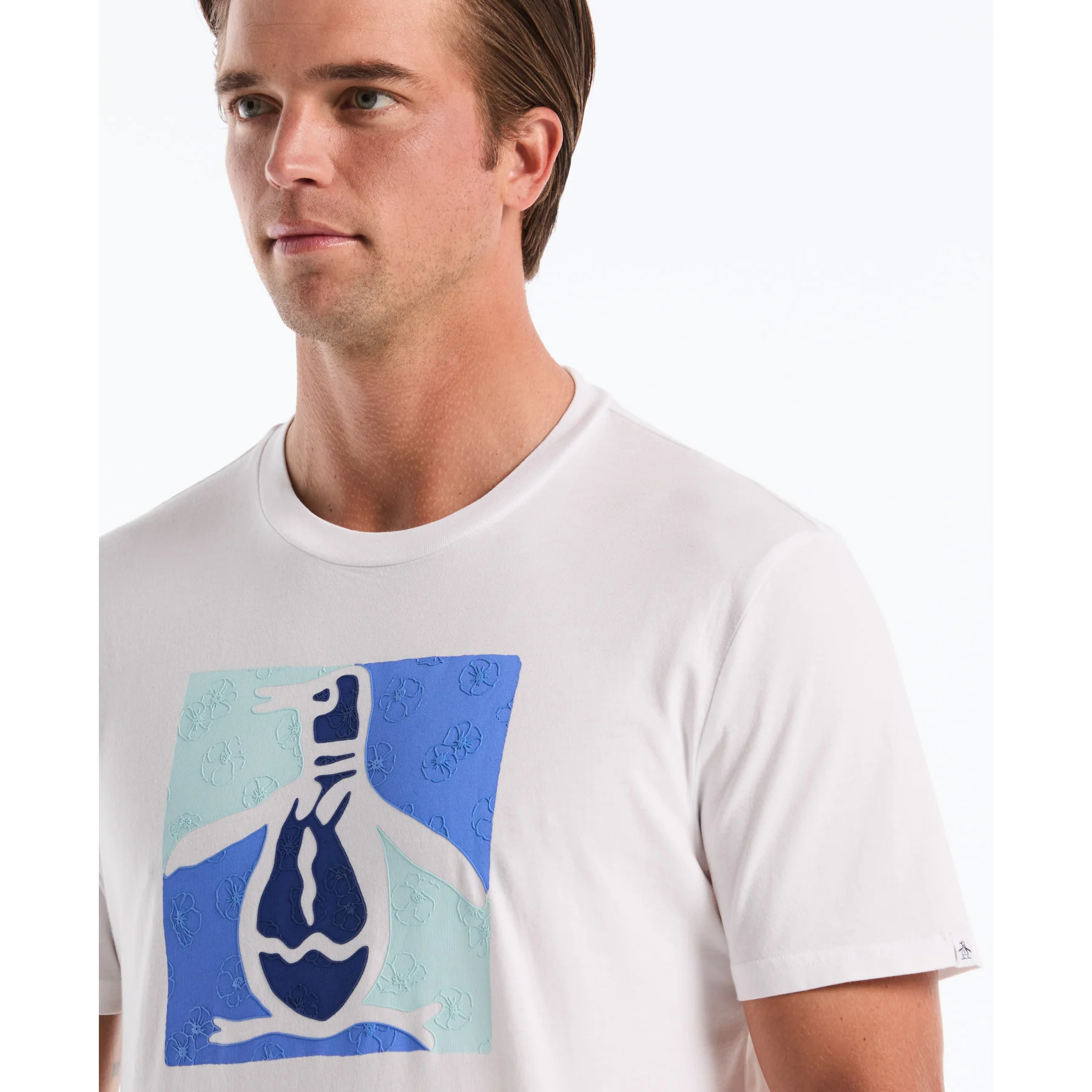 Floral Pete Graphic T-Shirt In Bright White - Image 3
