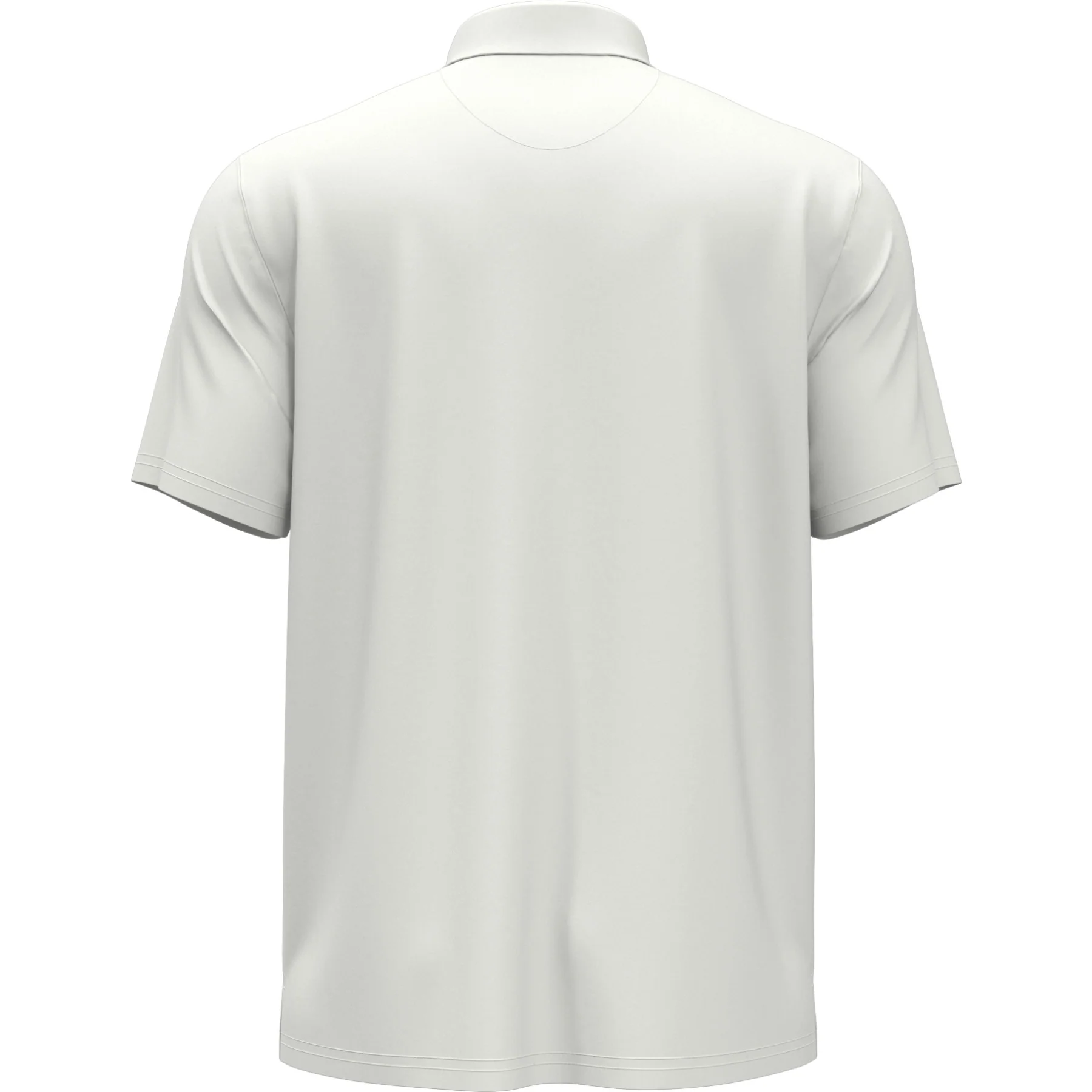 Got Game Engineered Stripe Printed Golf Polo Shirt In Bright White - Image 5