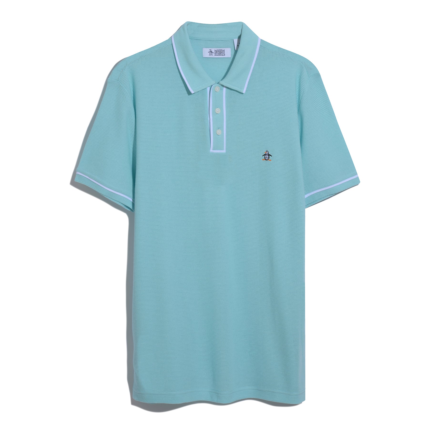 Icons Bentley Mesh Polo Shirt In Plume - Image 6