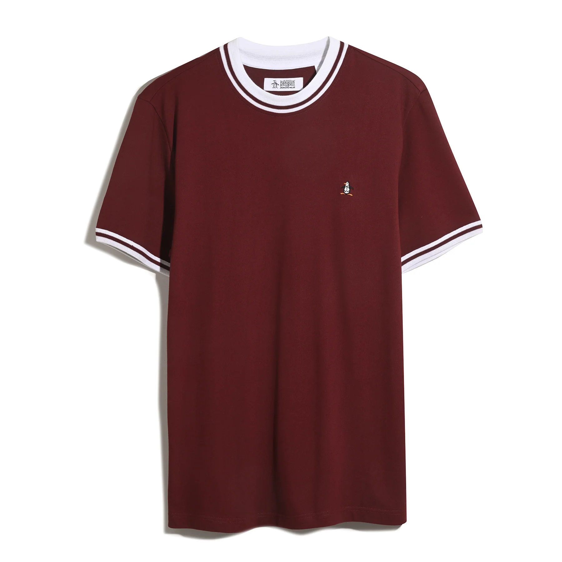 Icons Pique T-Shirt In Cabernet - Image 5