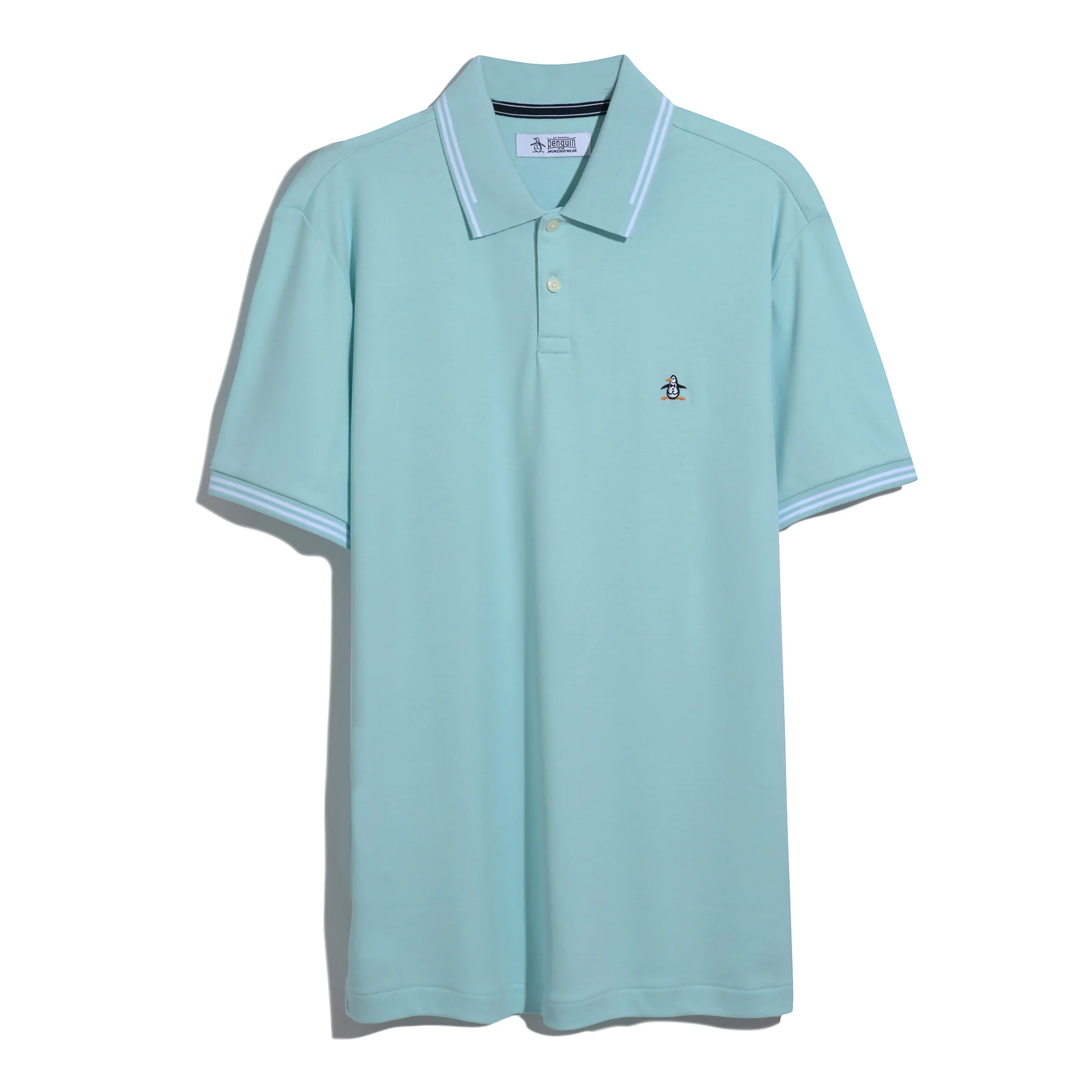 Icons Tipped Polo Shirt In Plume - Image 6
