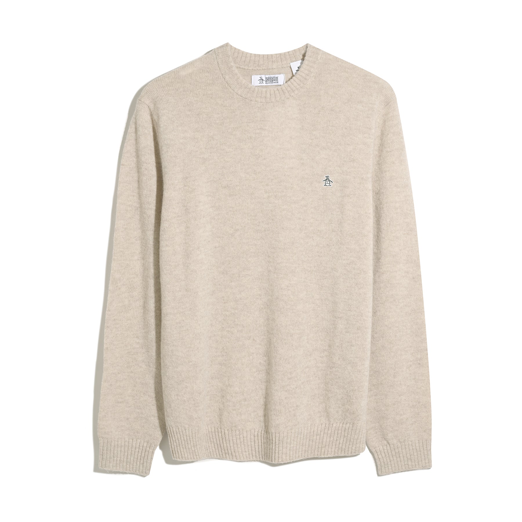 Lambswool Crew Neck Sweater In Birch - Image 5