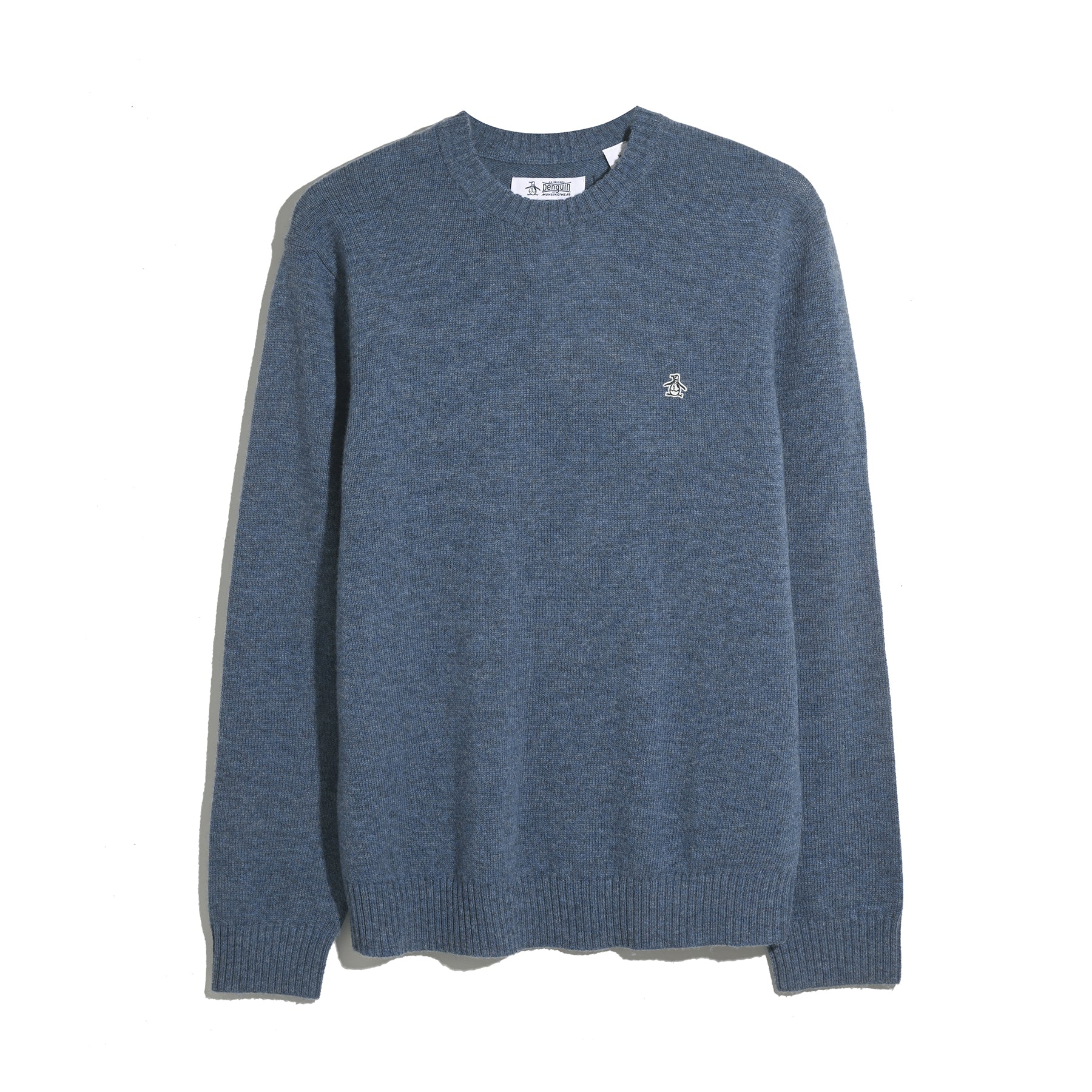 Lambswool Crew Neck Sweater In Sargasso Sea - Image 5
