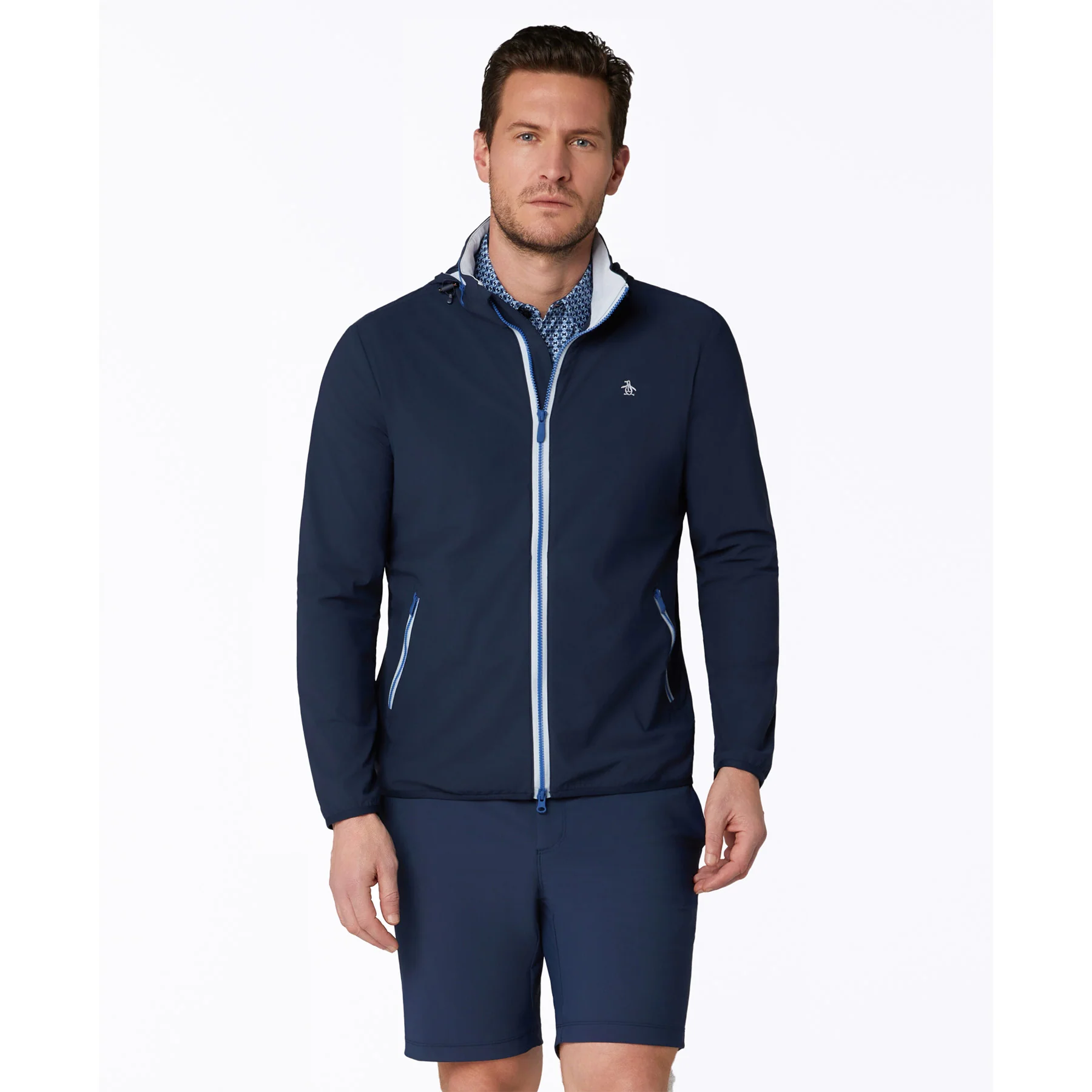 Legacy Golf Wind Jacket In Black Iris