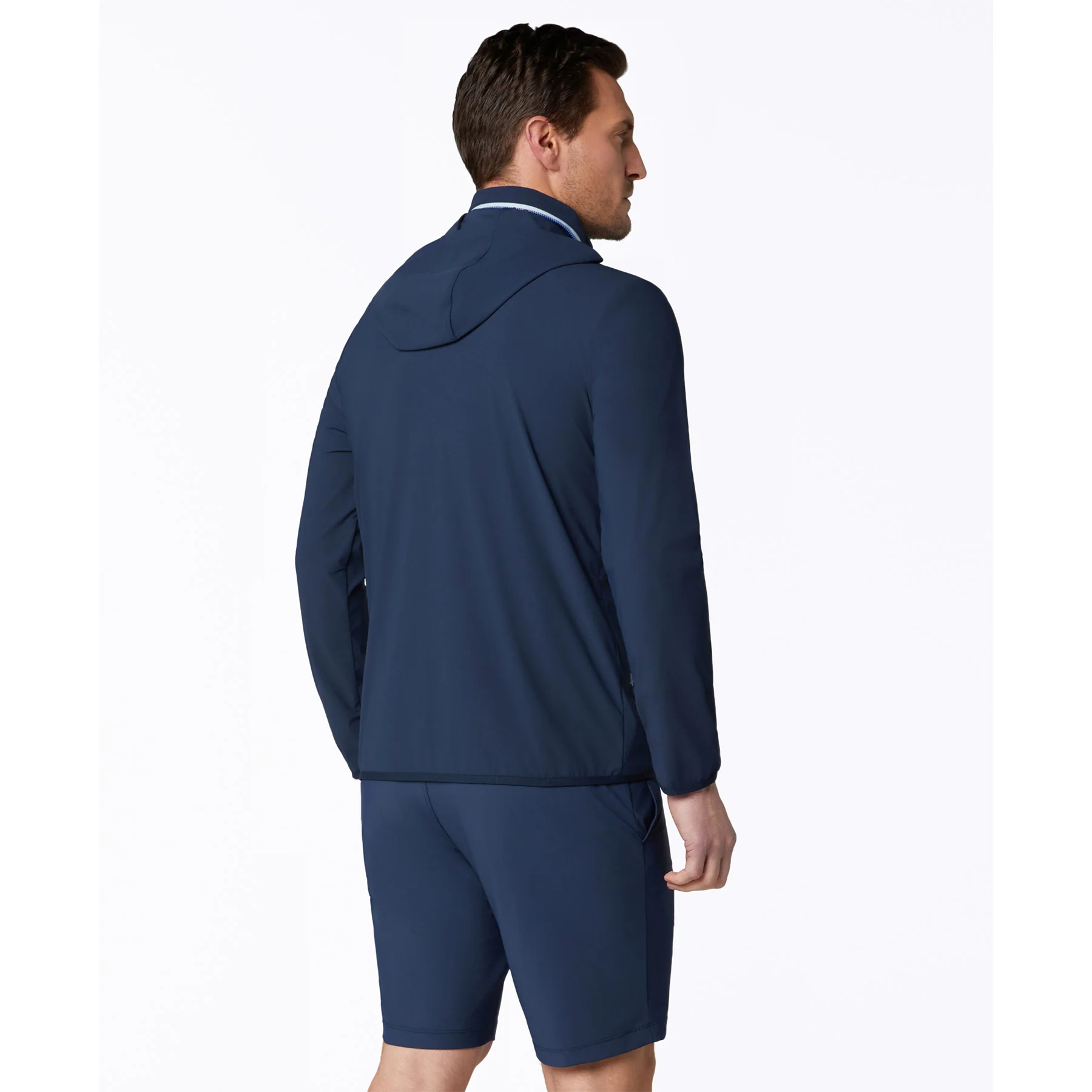 Legacy Golf Wind Jacket In Black Iris - Image 2