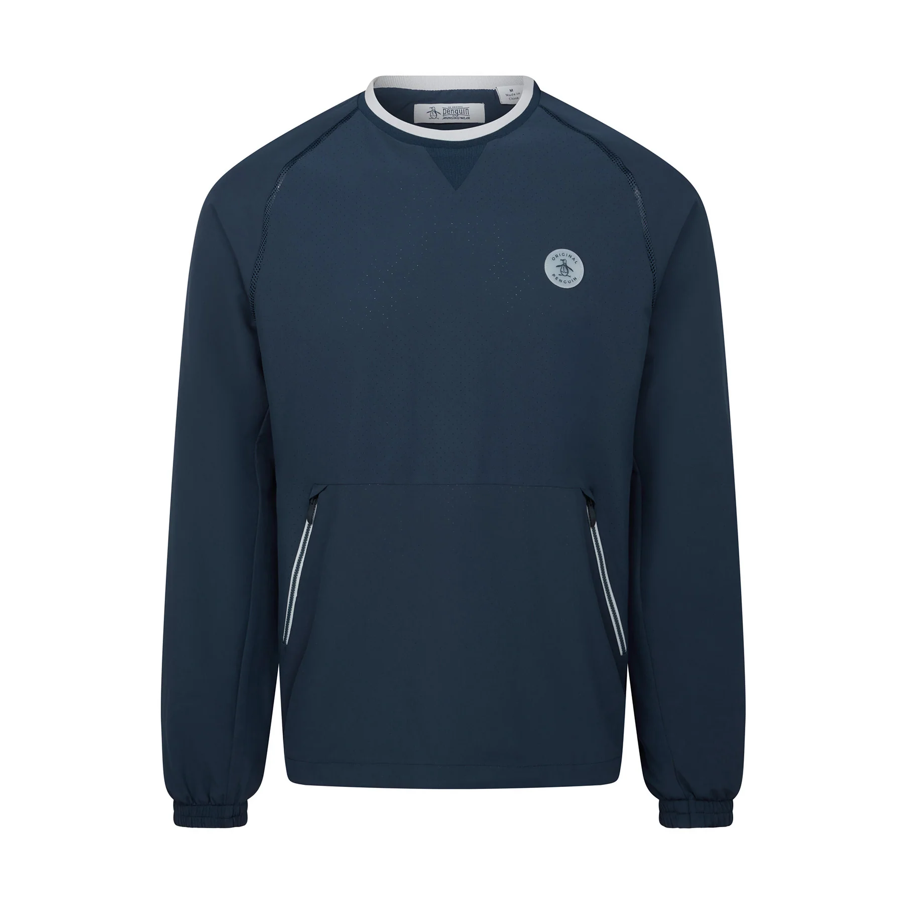 Lightweight Ventilated Overhead Golf Jacket In Black Iris - Image 5