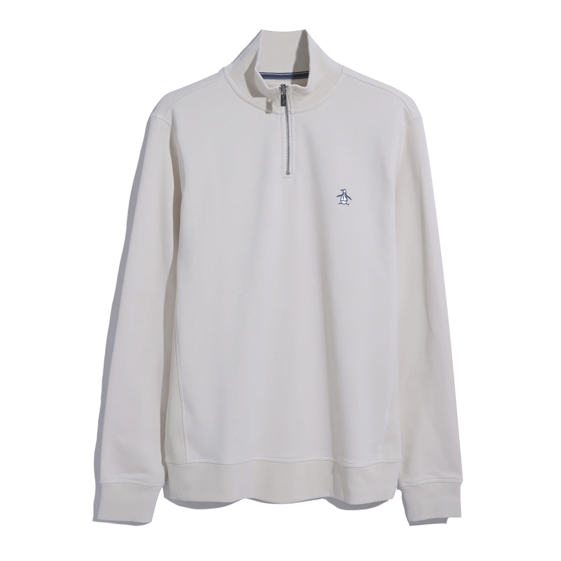 Fleece Quarter Zip Sweatshirt In Birch - Image 5