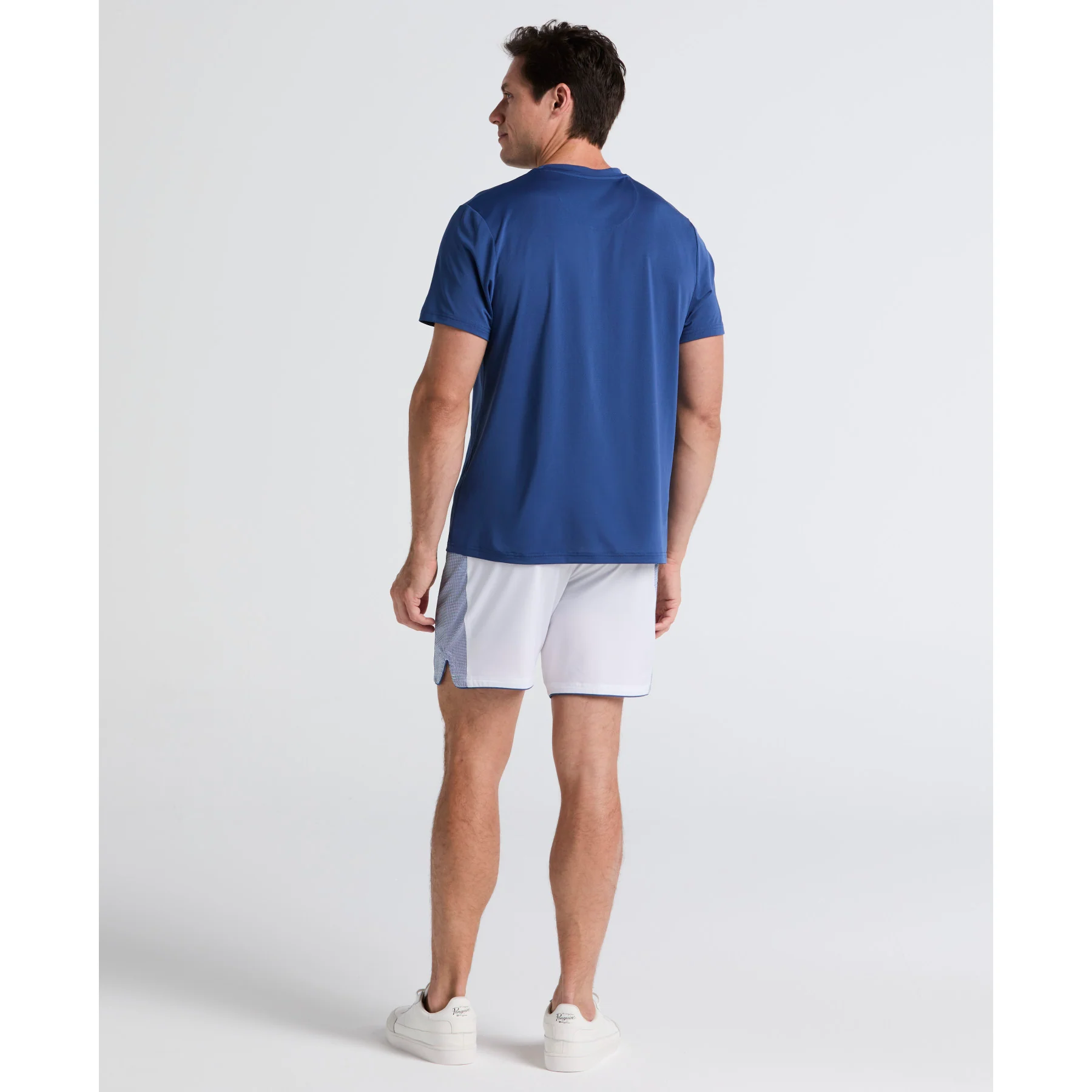 Net Graphic Performance Tennis Shorts In Bright White - Image 2