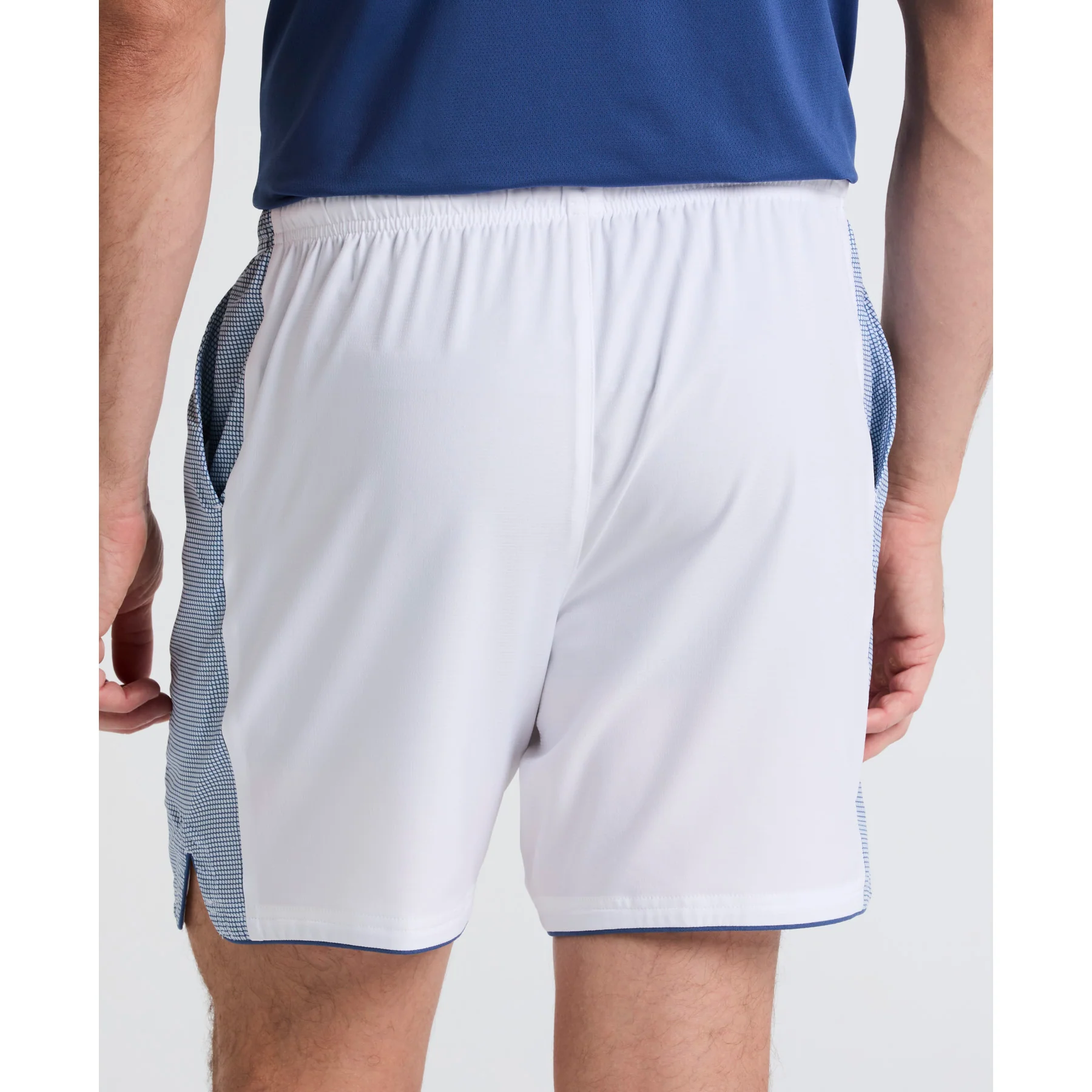 Net Graphic Performance Tennis Shorts In Bright White - Image 4