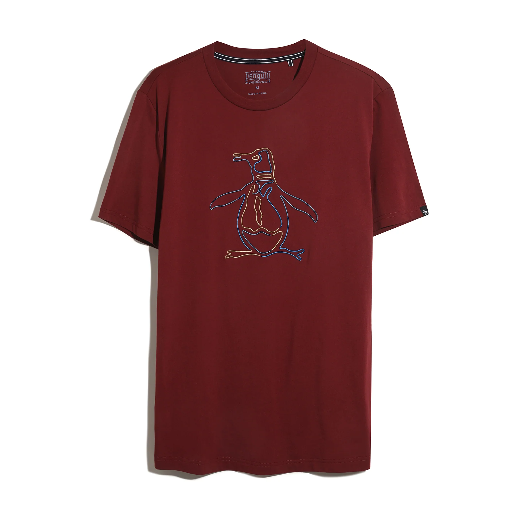 Outline Pete Graphic T-Shirt In Cabernet - Image 5